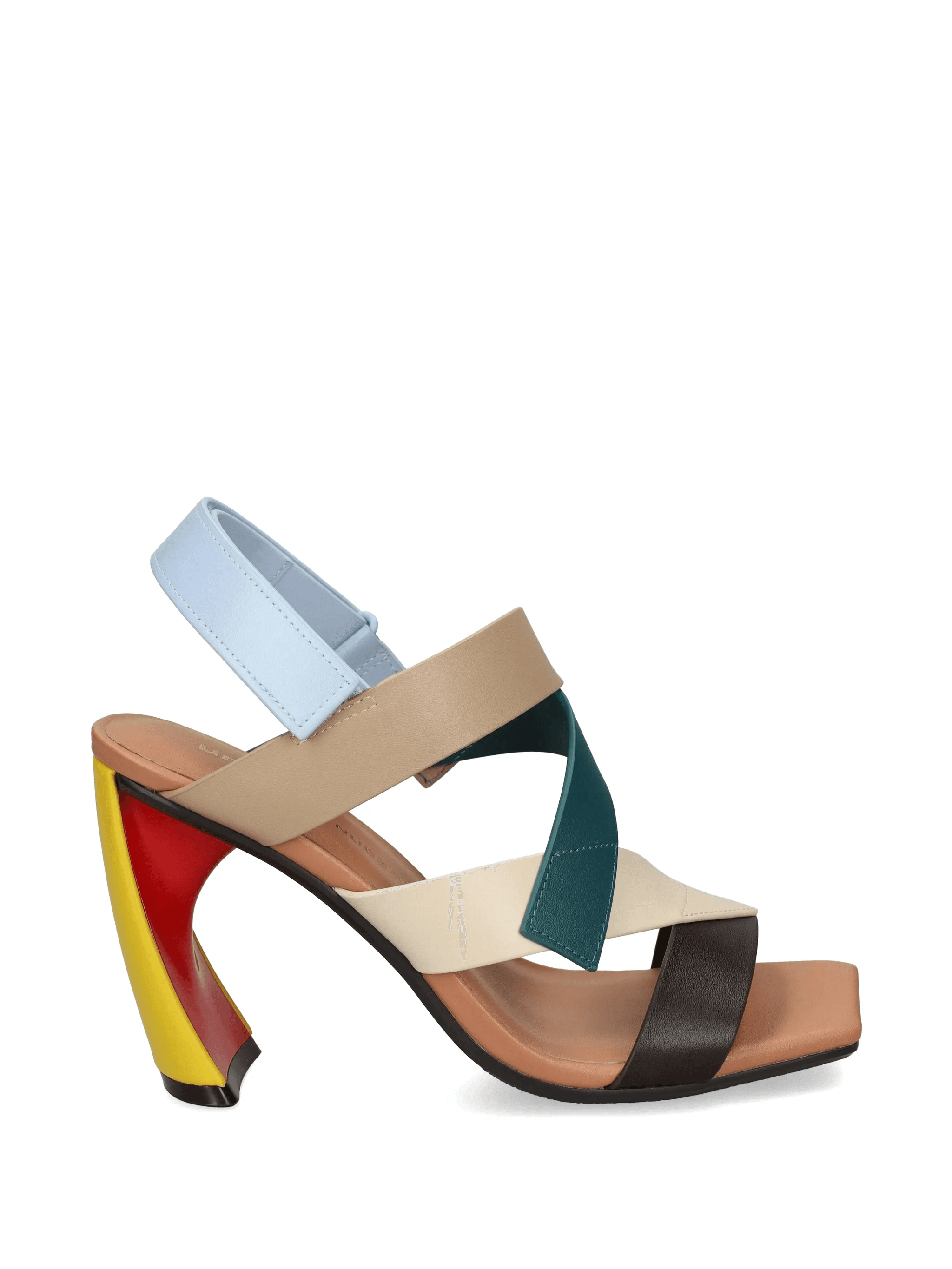 Juma Straps Hi colour-blocking crossover sandals - Image 1