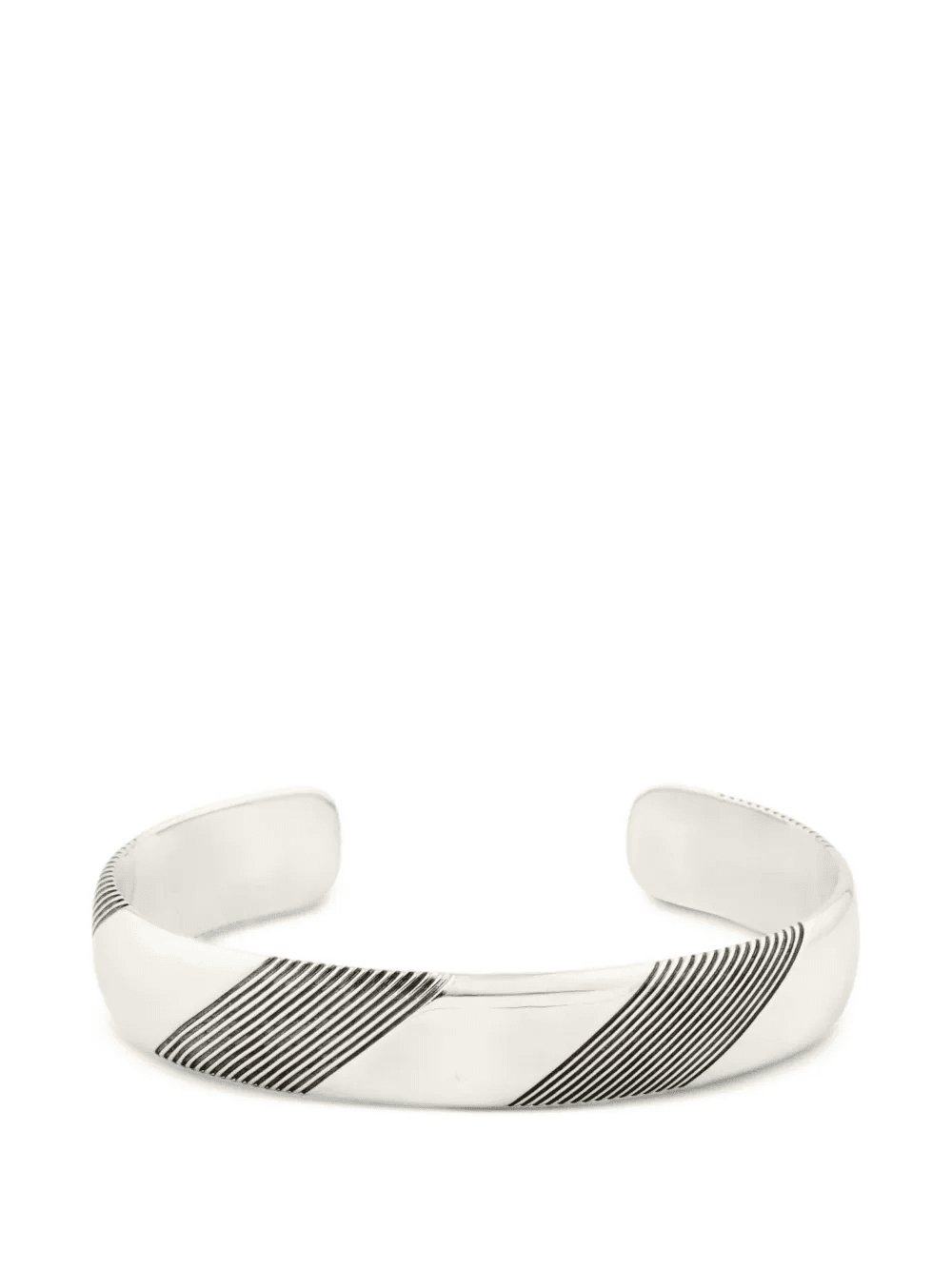Anders engraved-stripe cuff bracelet - Image 1