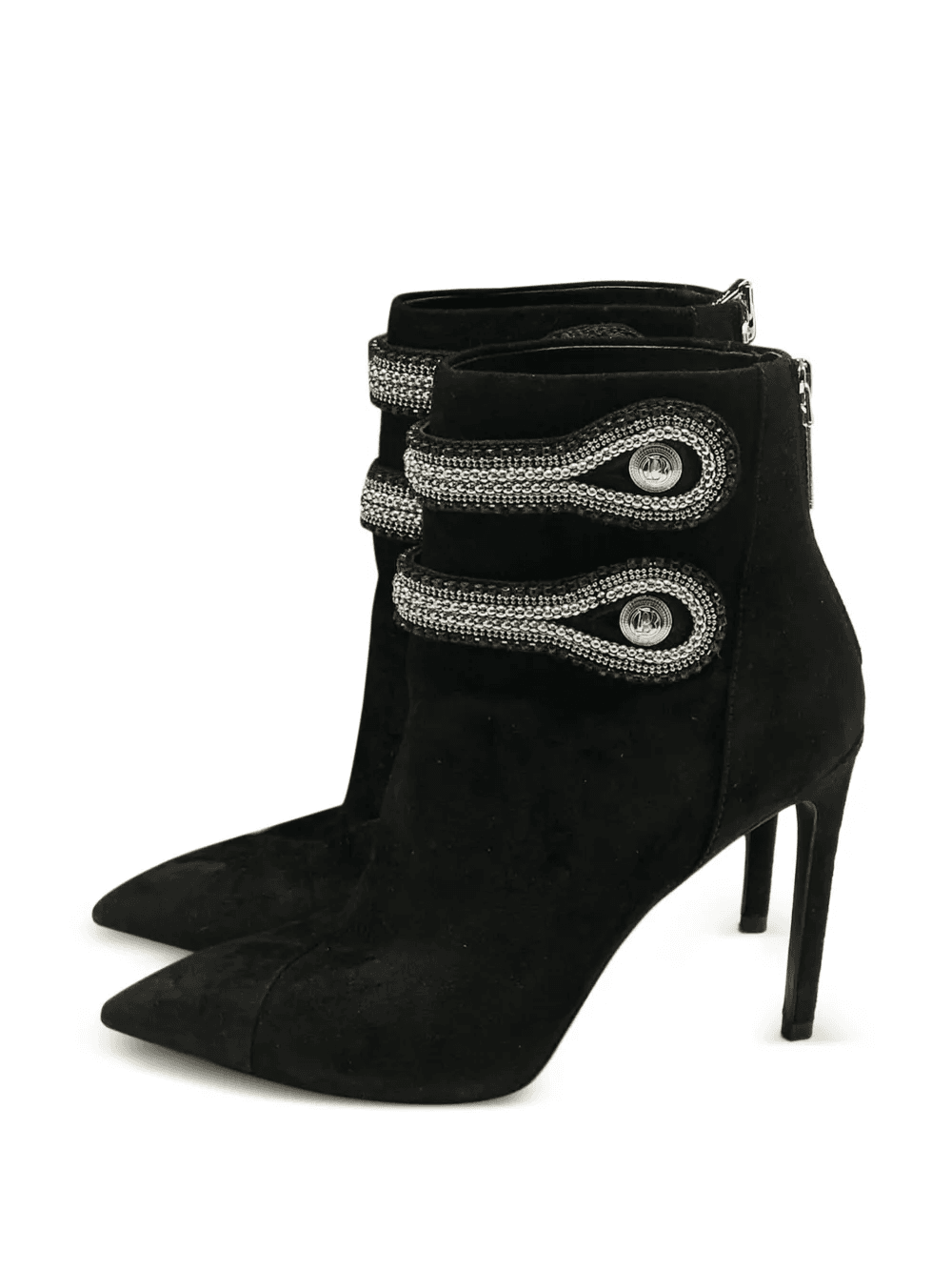 pointed-toe zip-up boots - Image 1
