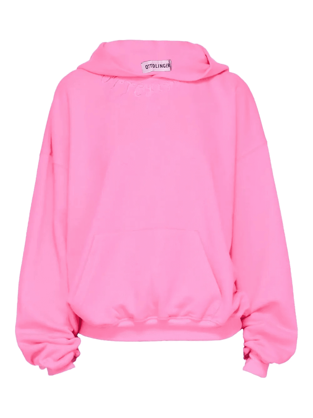 embroidered cotton hoodie - Image 1
