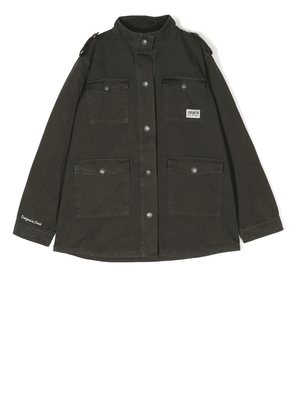 Rykiel graphic-print coat - Image 1