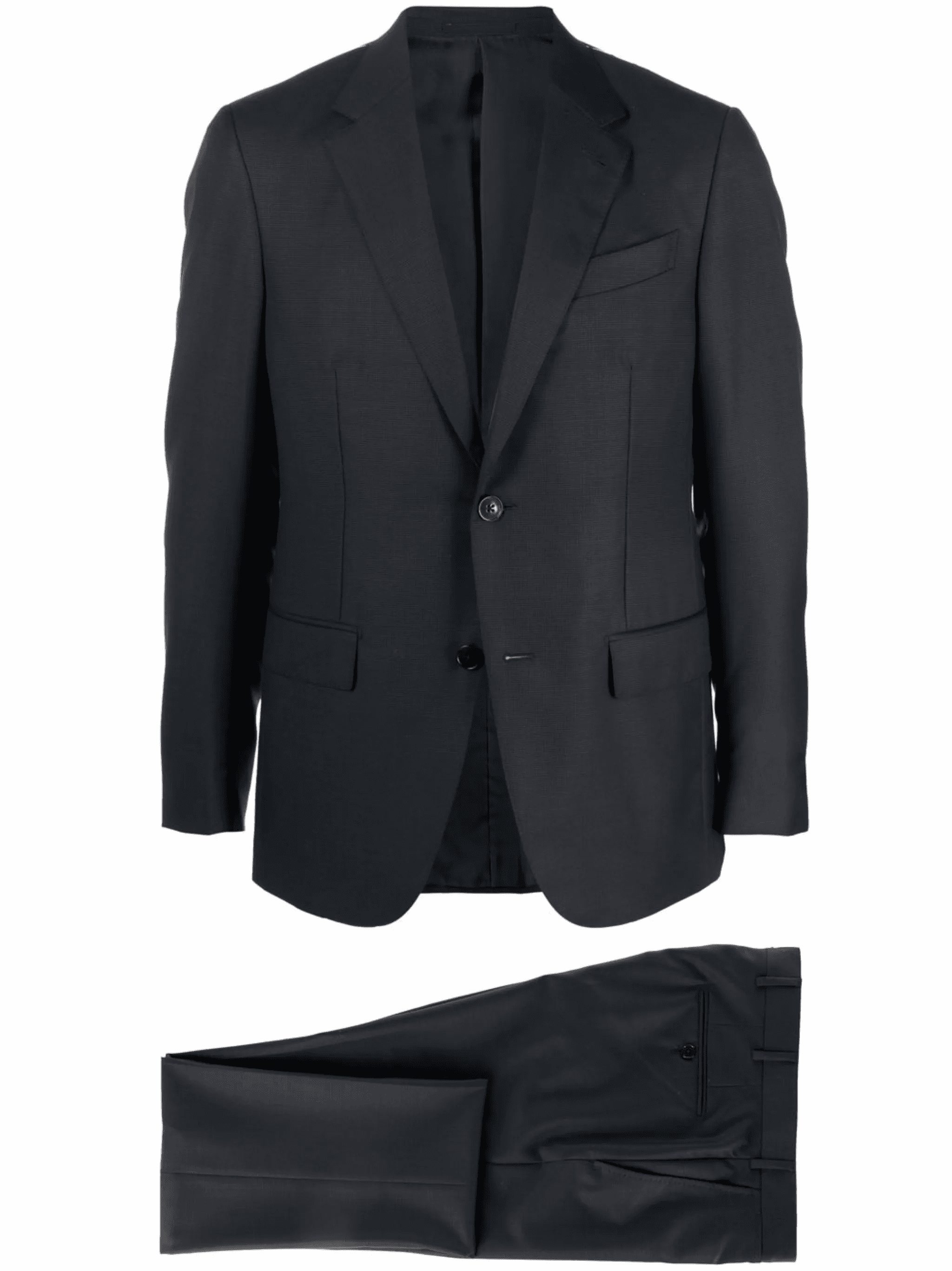 single-breasted two-piece suit - Image 1