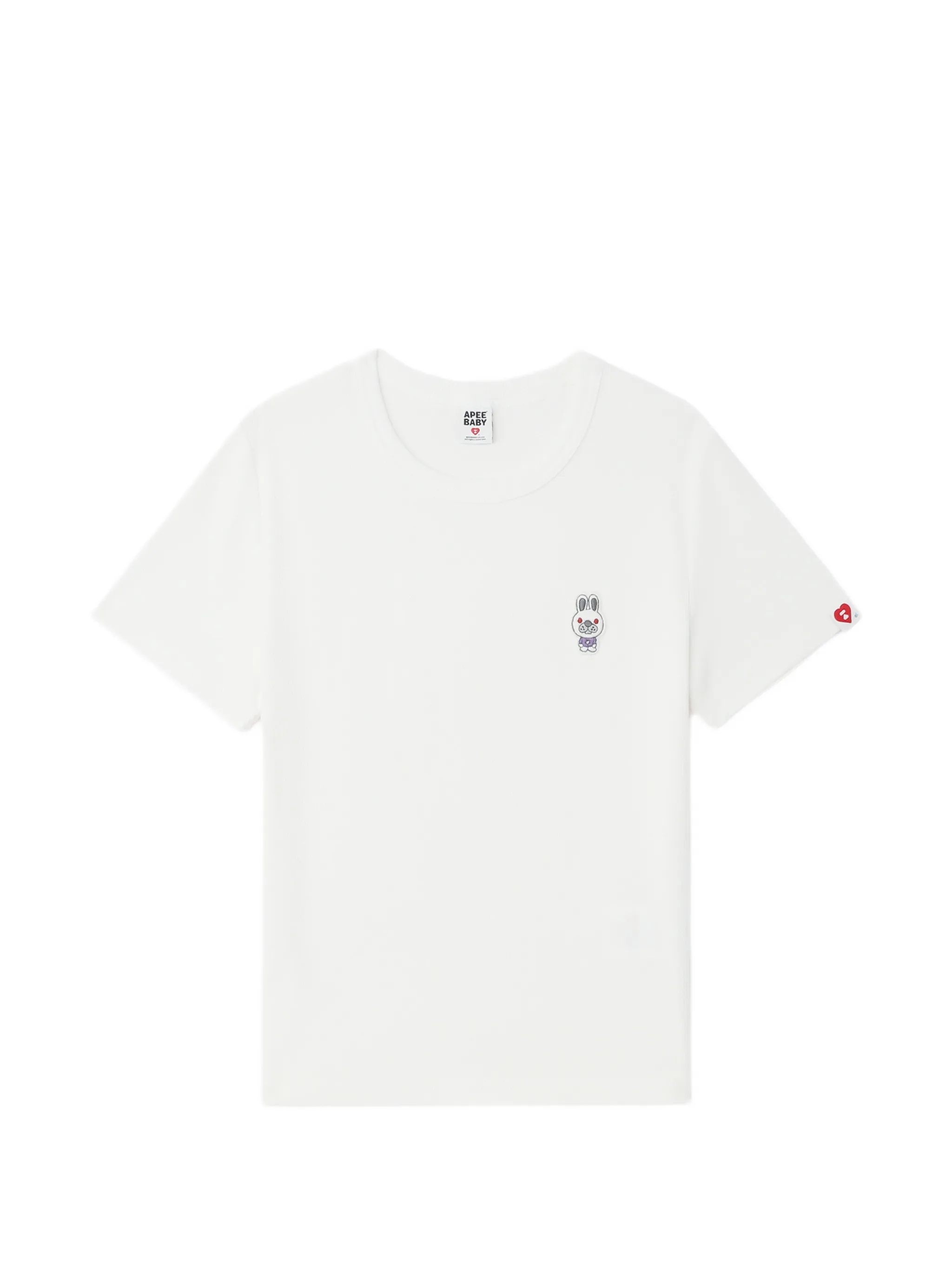 embroidery short-sleeve T-shirt - Image 1