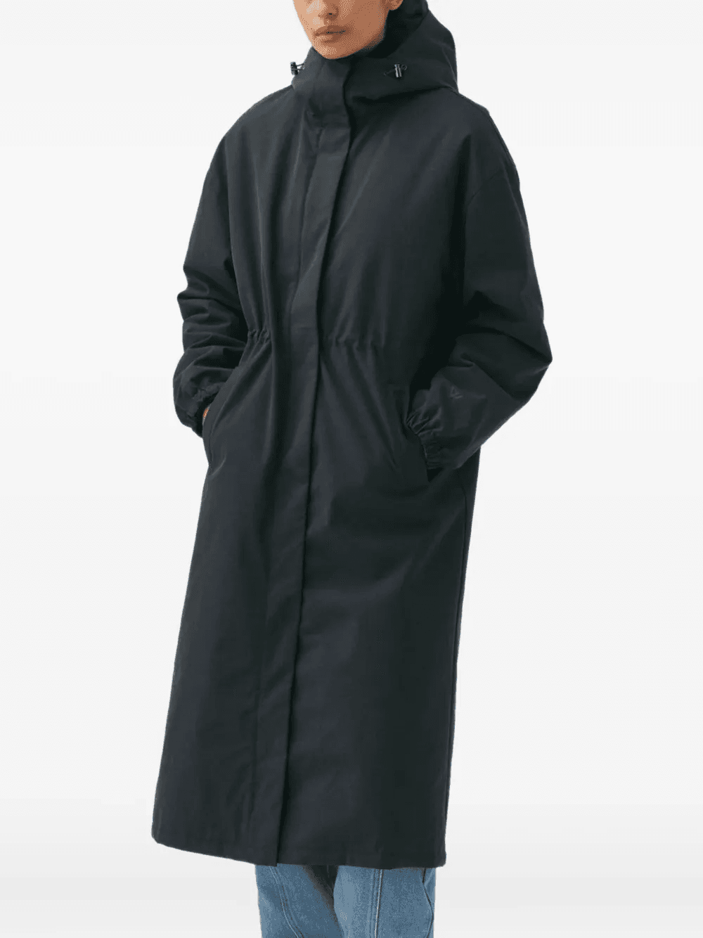 Roomy hooded coat - Image 1