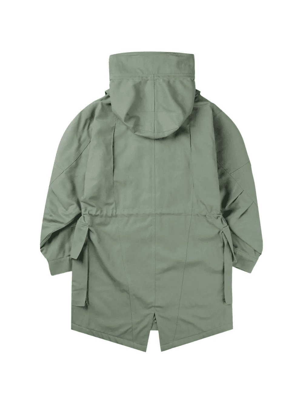 hooded parka coat - Image 1
