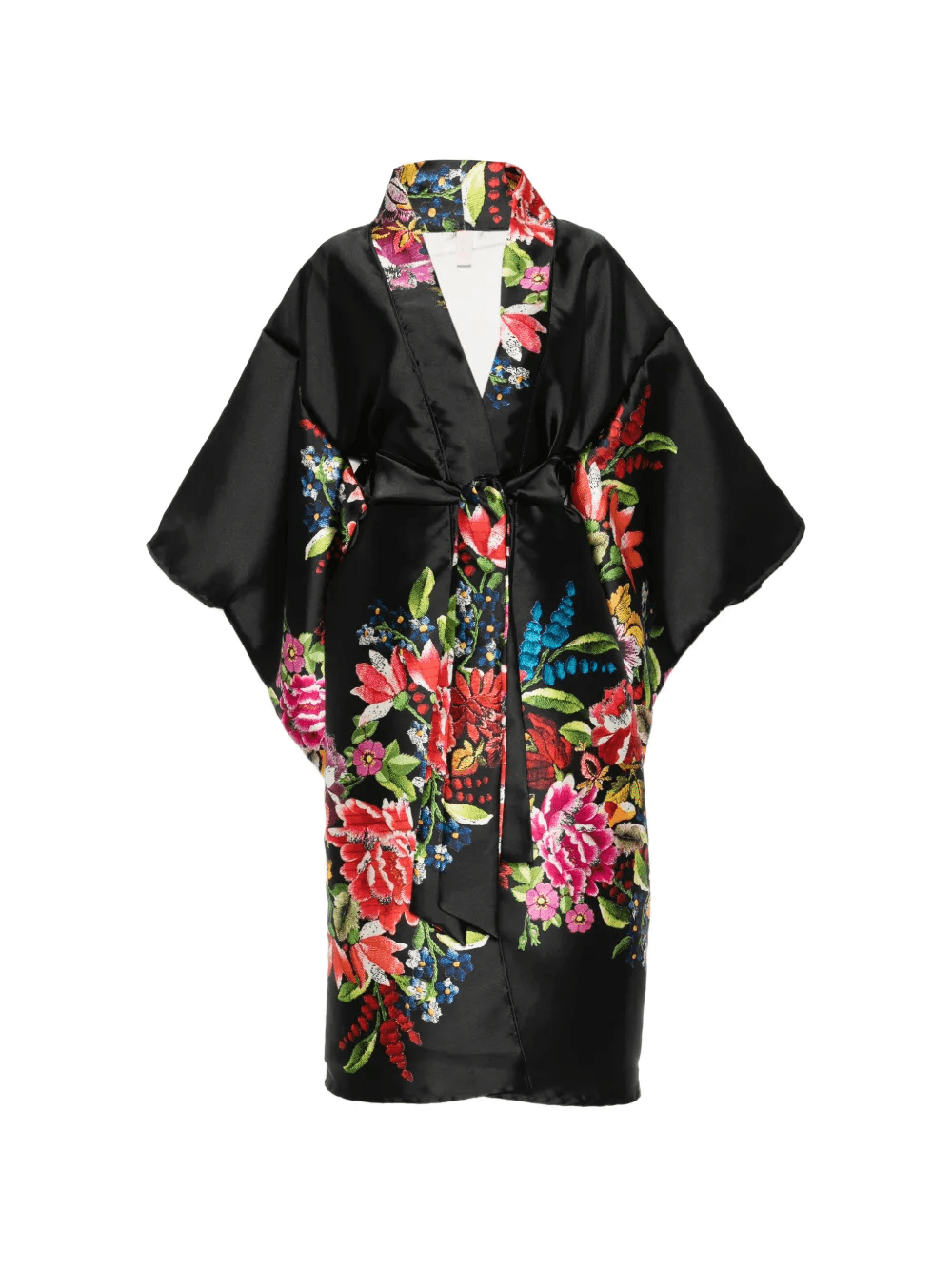 floral silk kimono - Image 1
