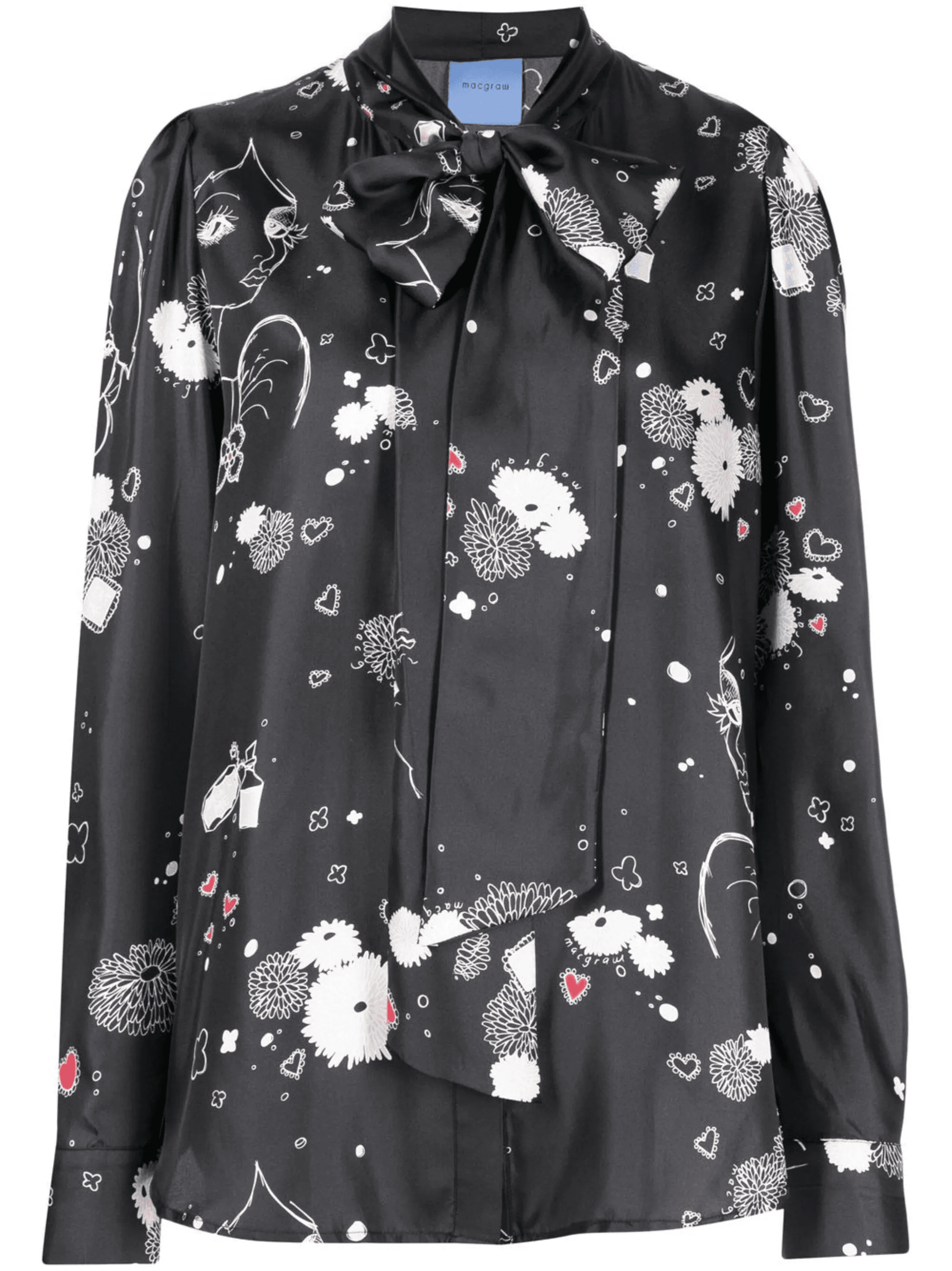Illumination bow-detail shirt - Image 1