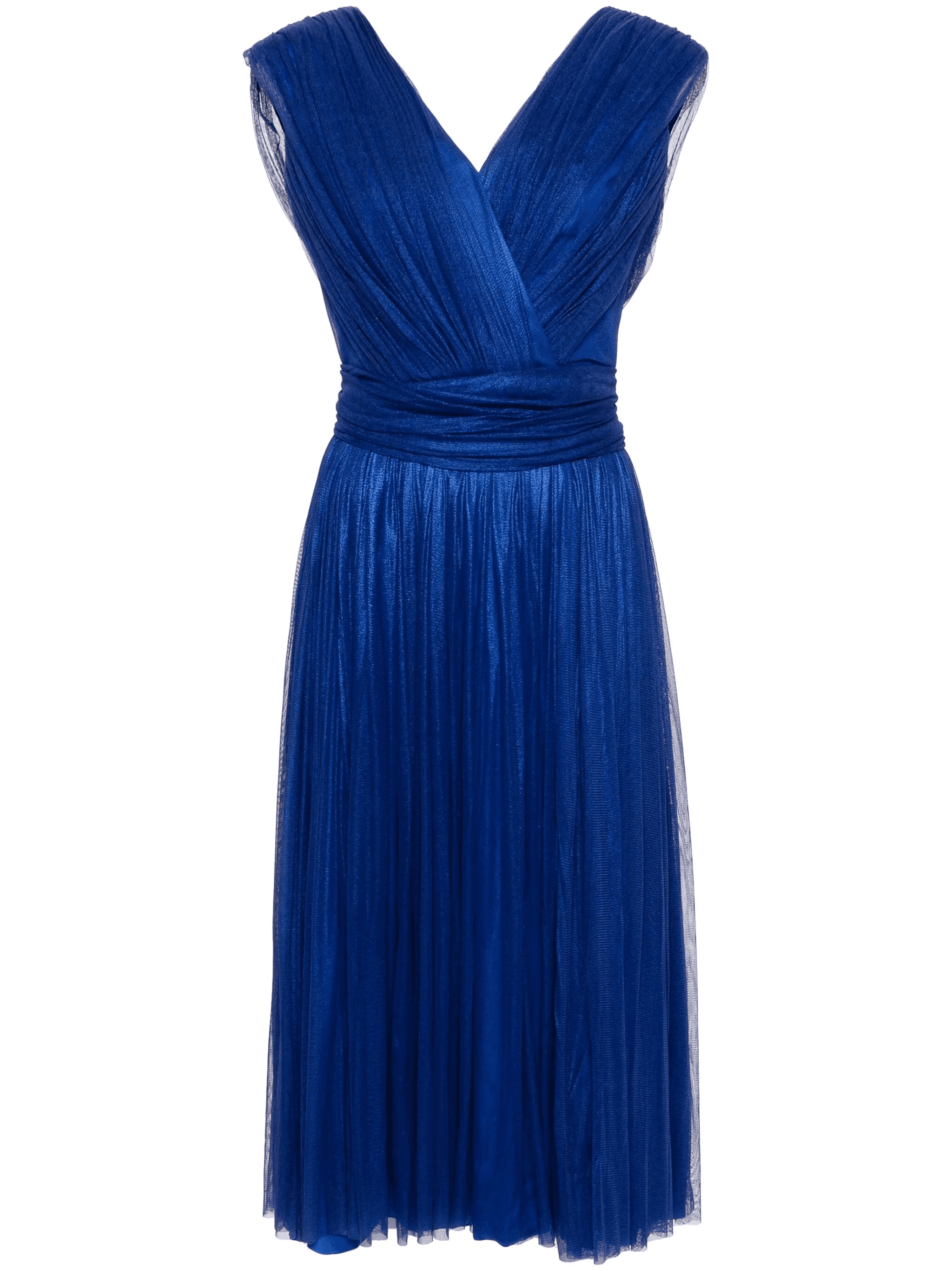 draped midi dress - Image 1