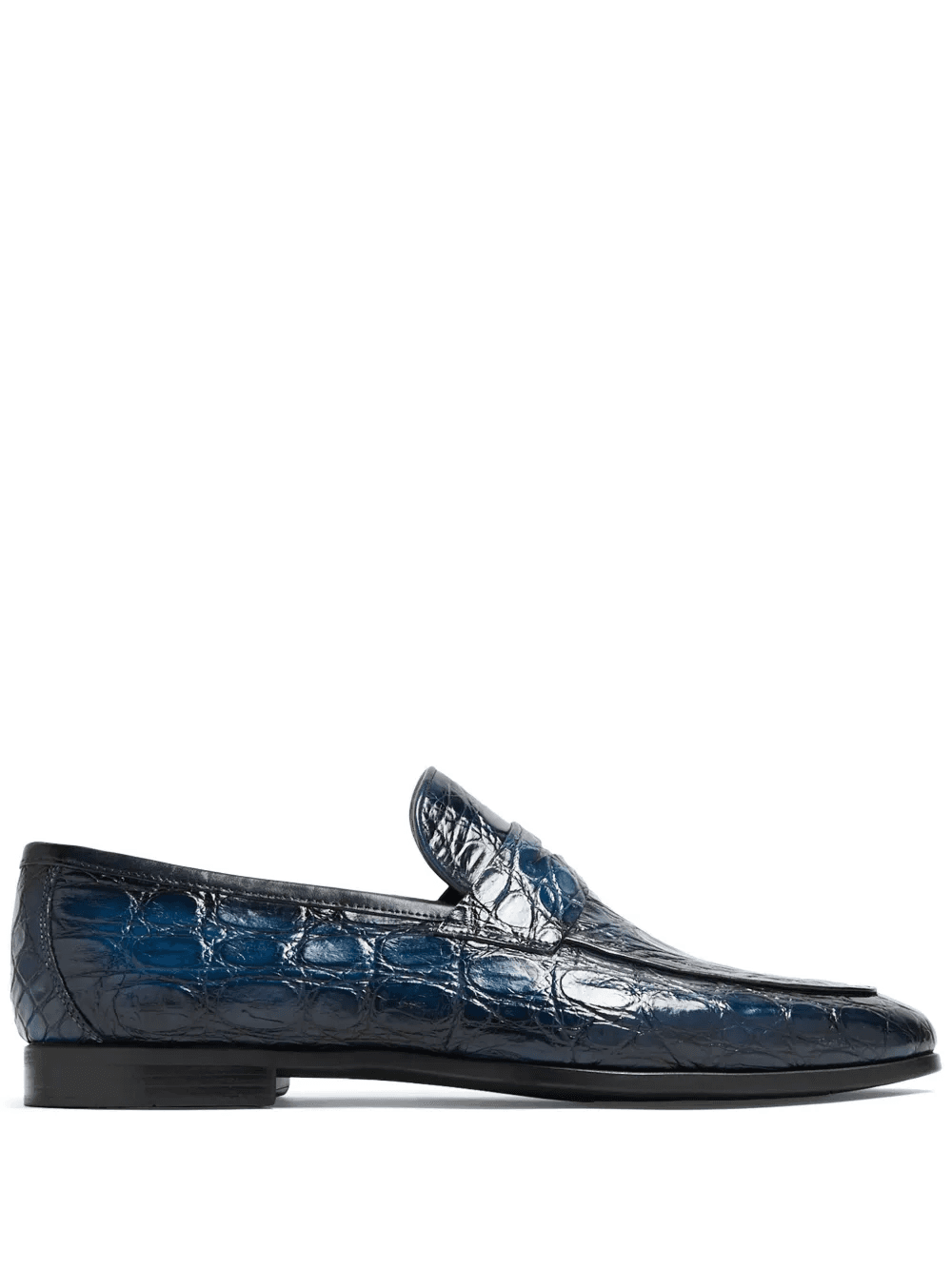 embossed texture loafers - Image 1