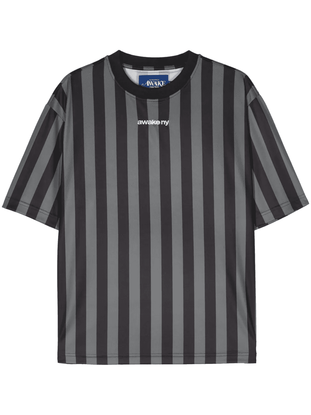 logo-embroidered striped T-shirt - Image 1