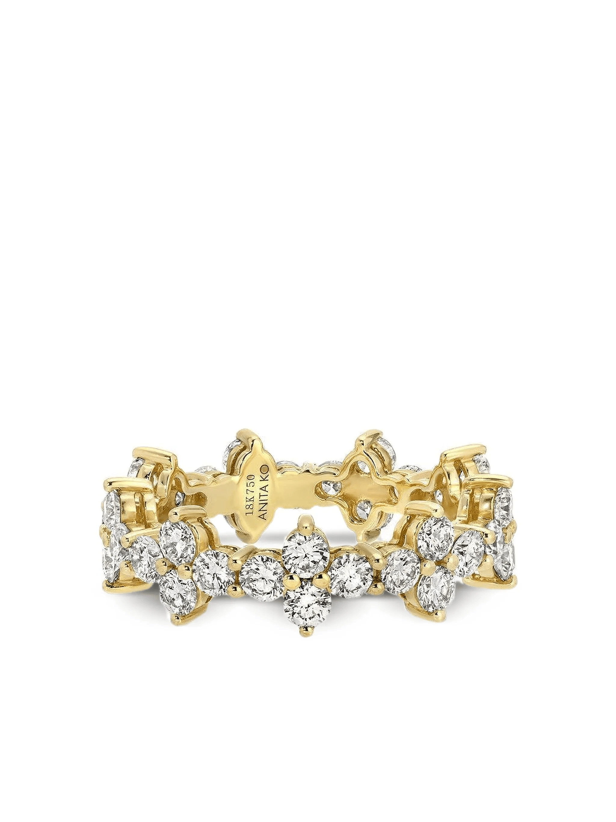 18K yellow gold Vivi Eternity diamond ring - Image 1