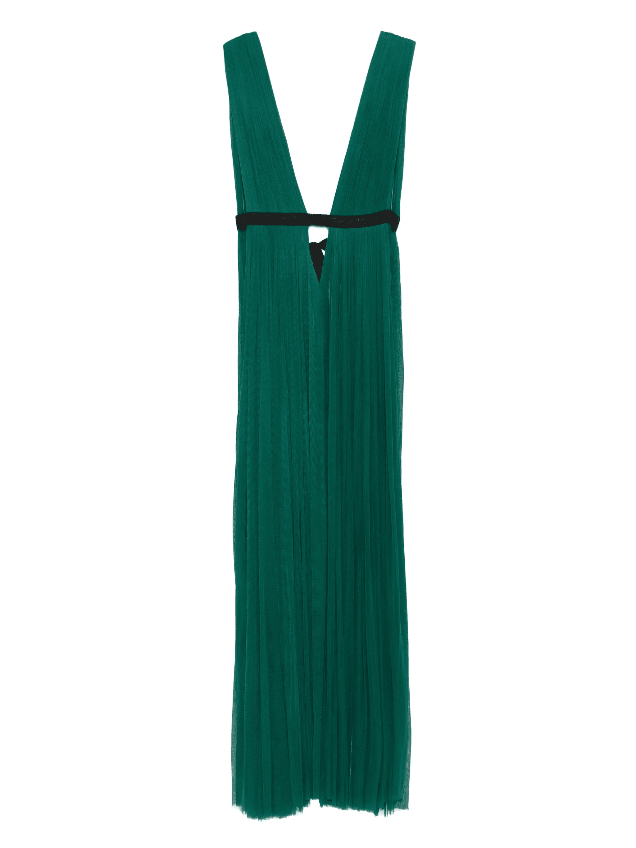 Santorini pleated V-neck maxi dress - Image 1