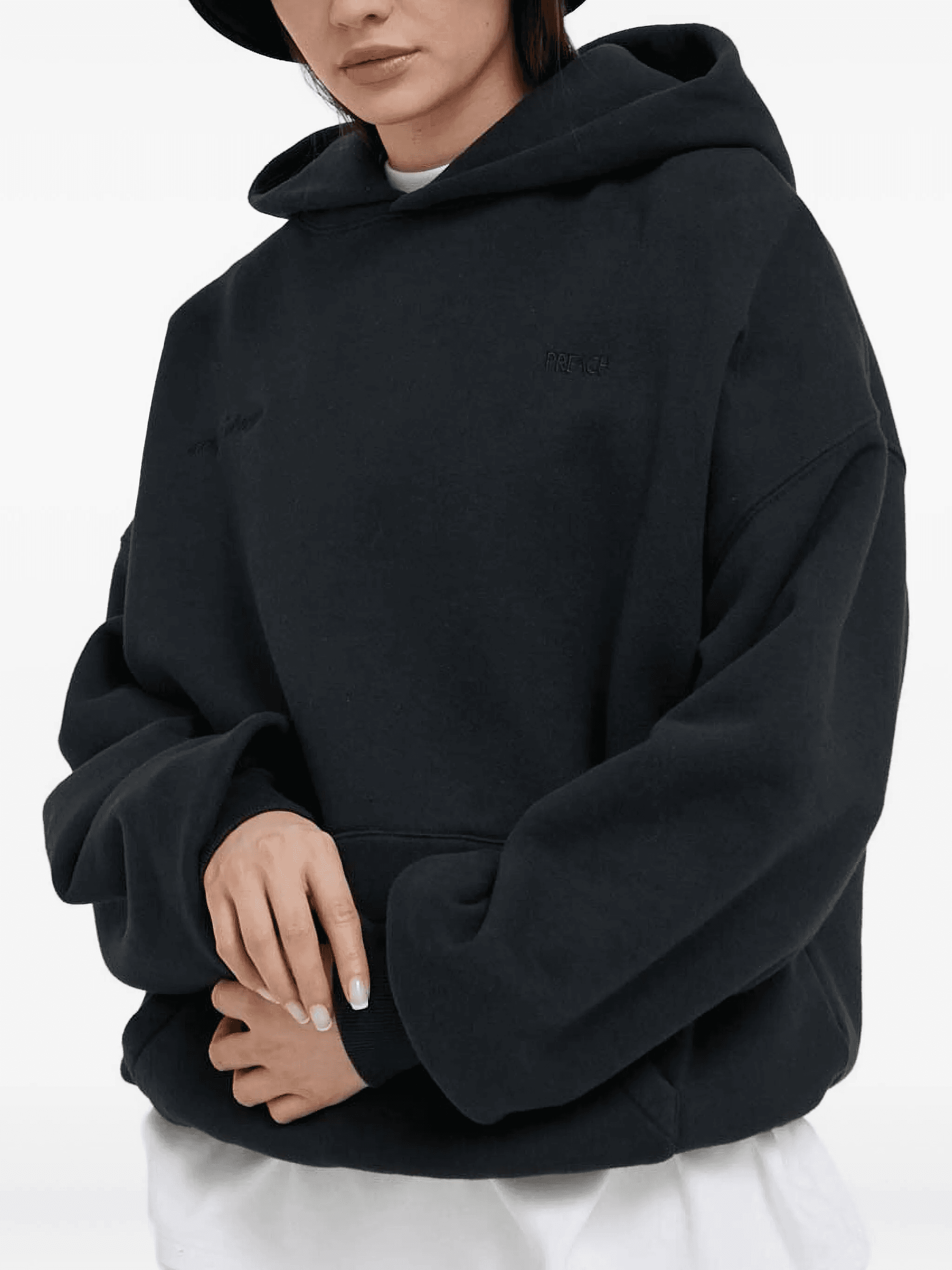 embroidered-logo hoodie - Image 1