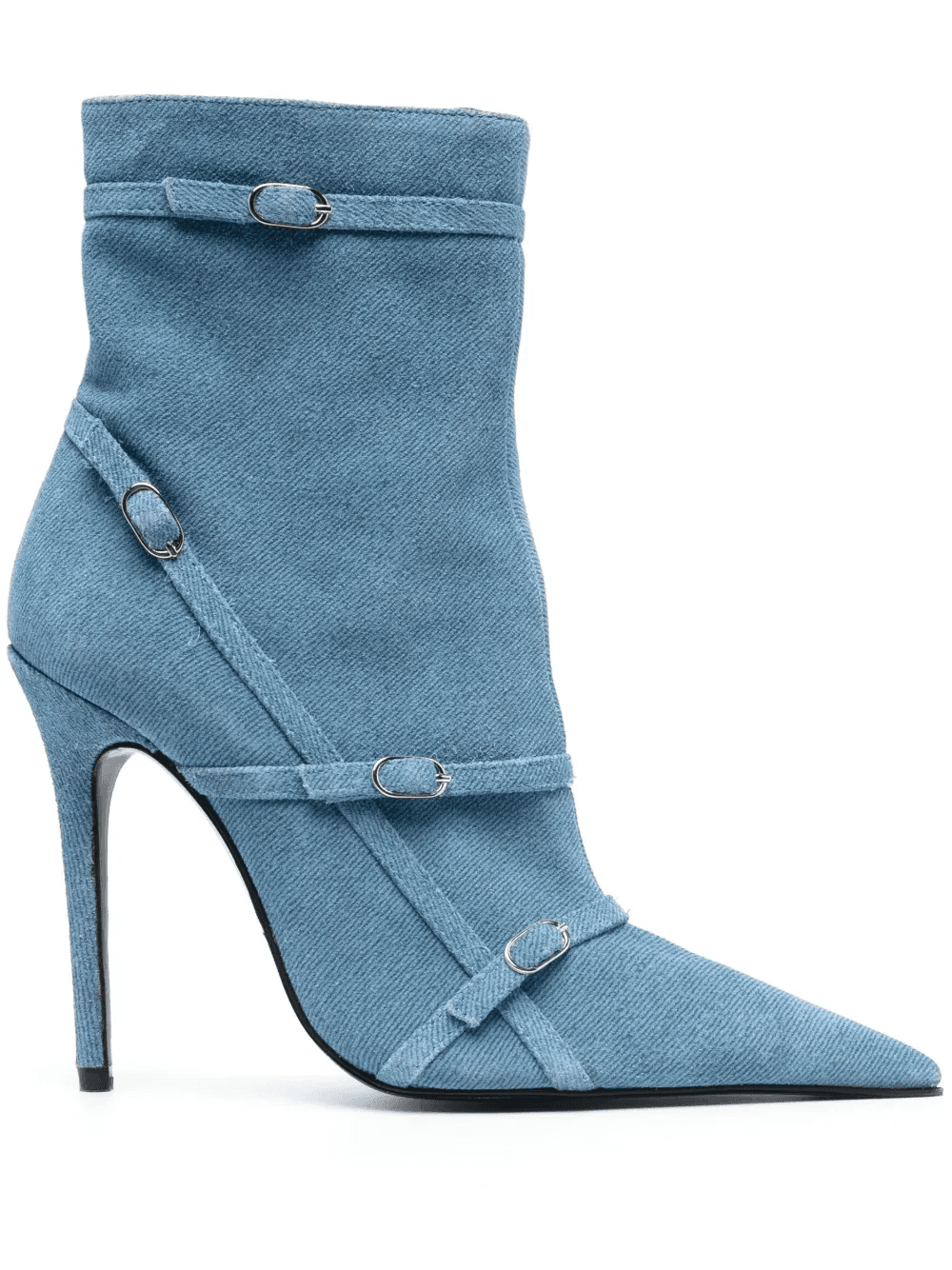 120mm denim ankle boots - Image 1