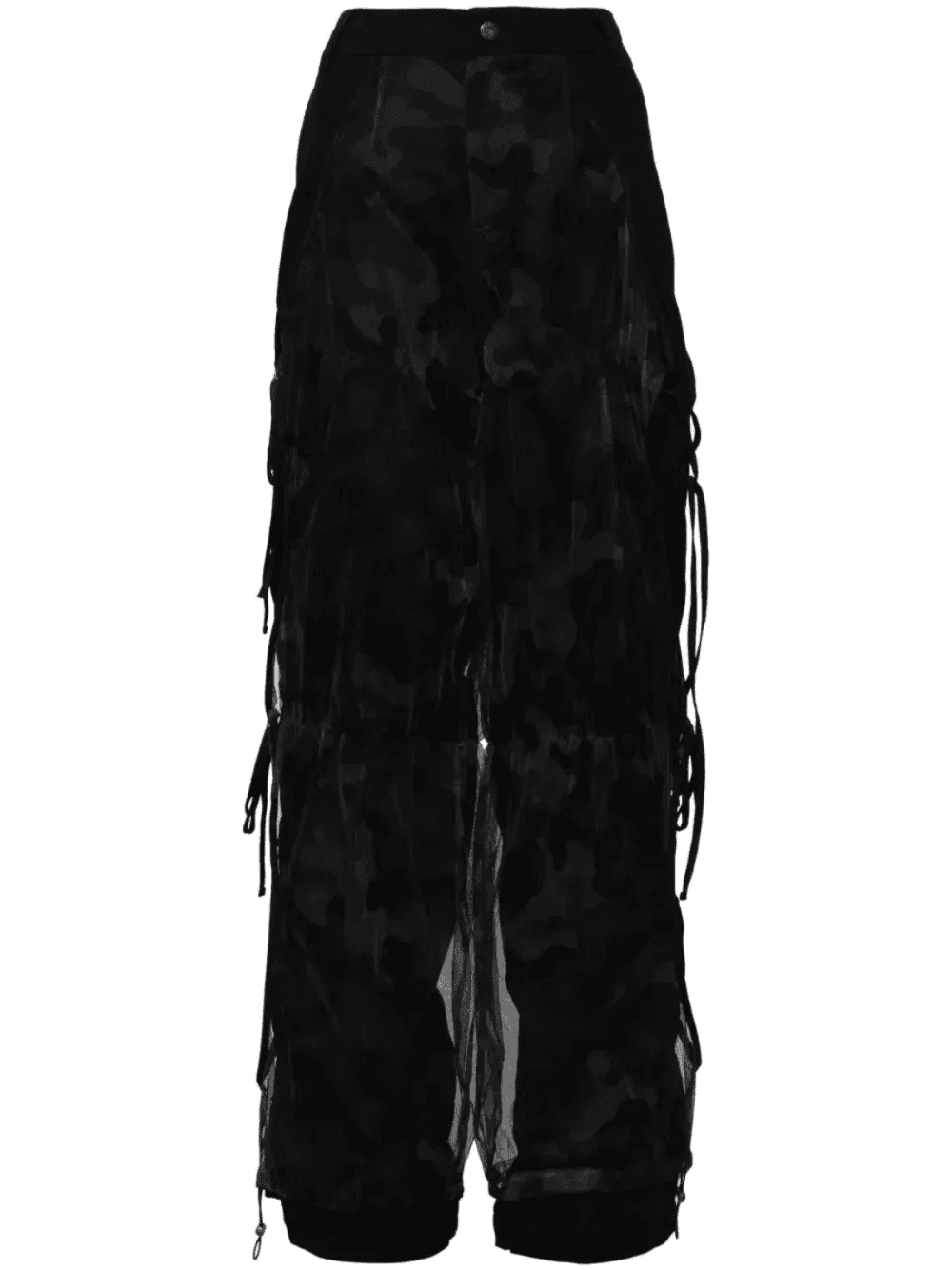 Camouflage Mesh Layered Tying trousers - Image 1