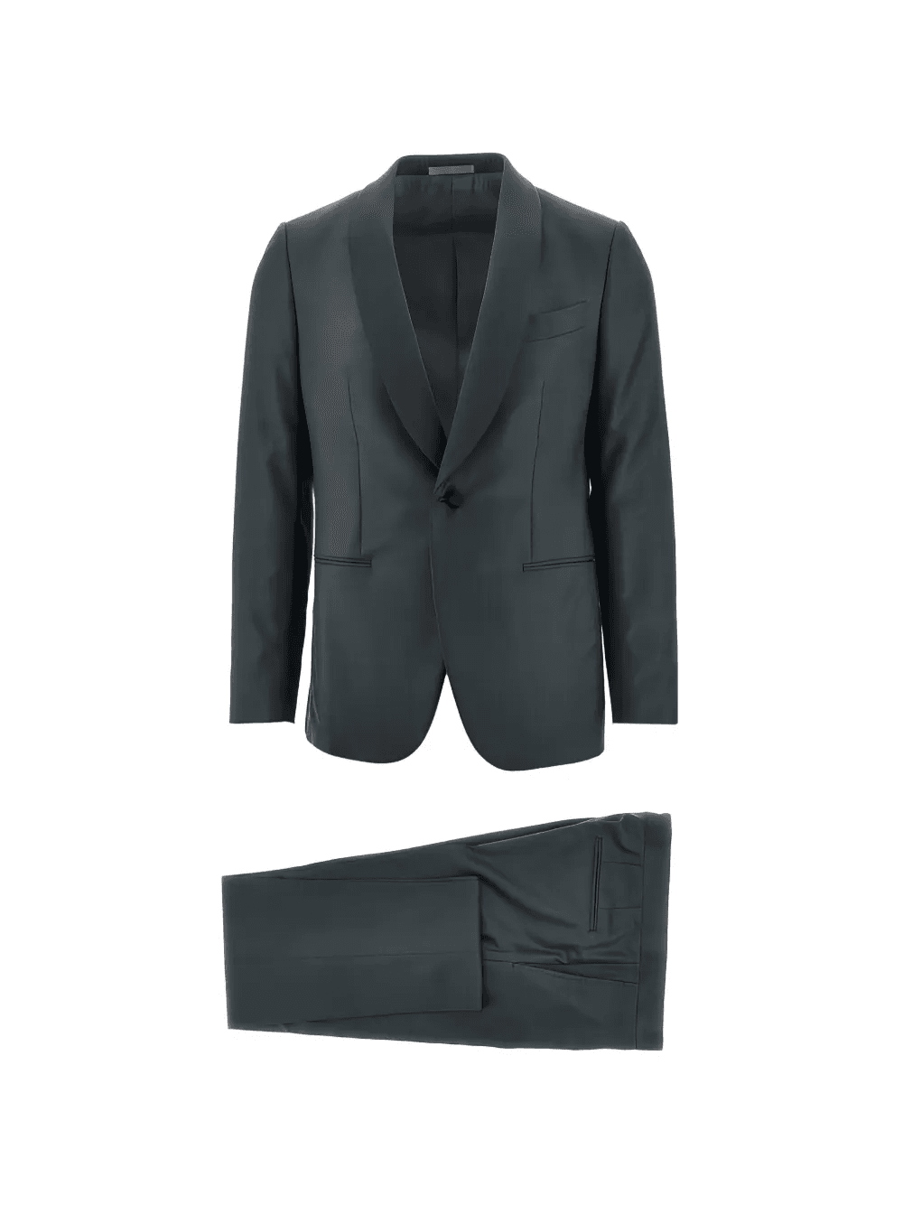 Super 150's shawl-lapel suit - Image 1