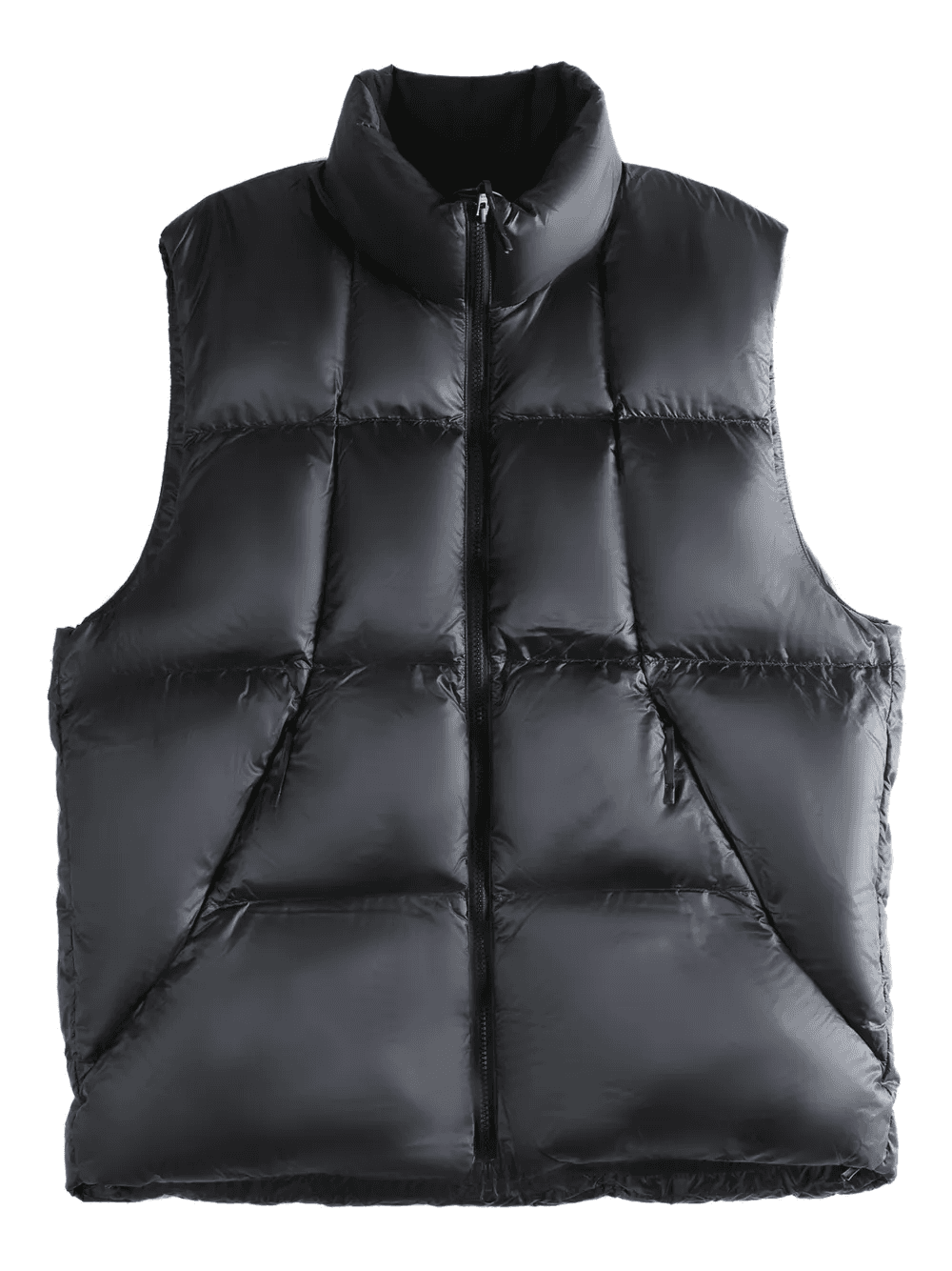 padded zip-fastening gilet - Image 1