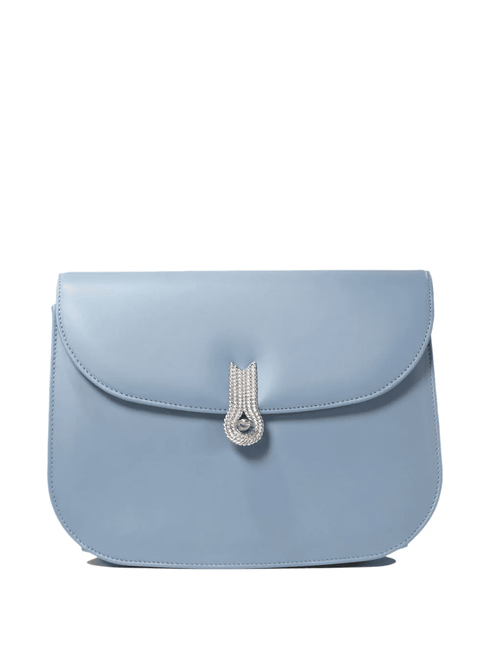 small crystal-embellished flap shoulder bag - Image 1