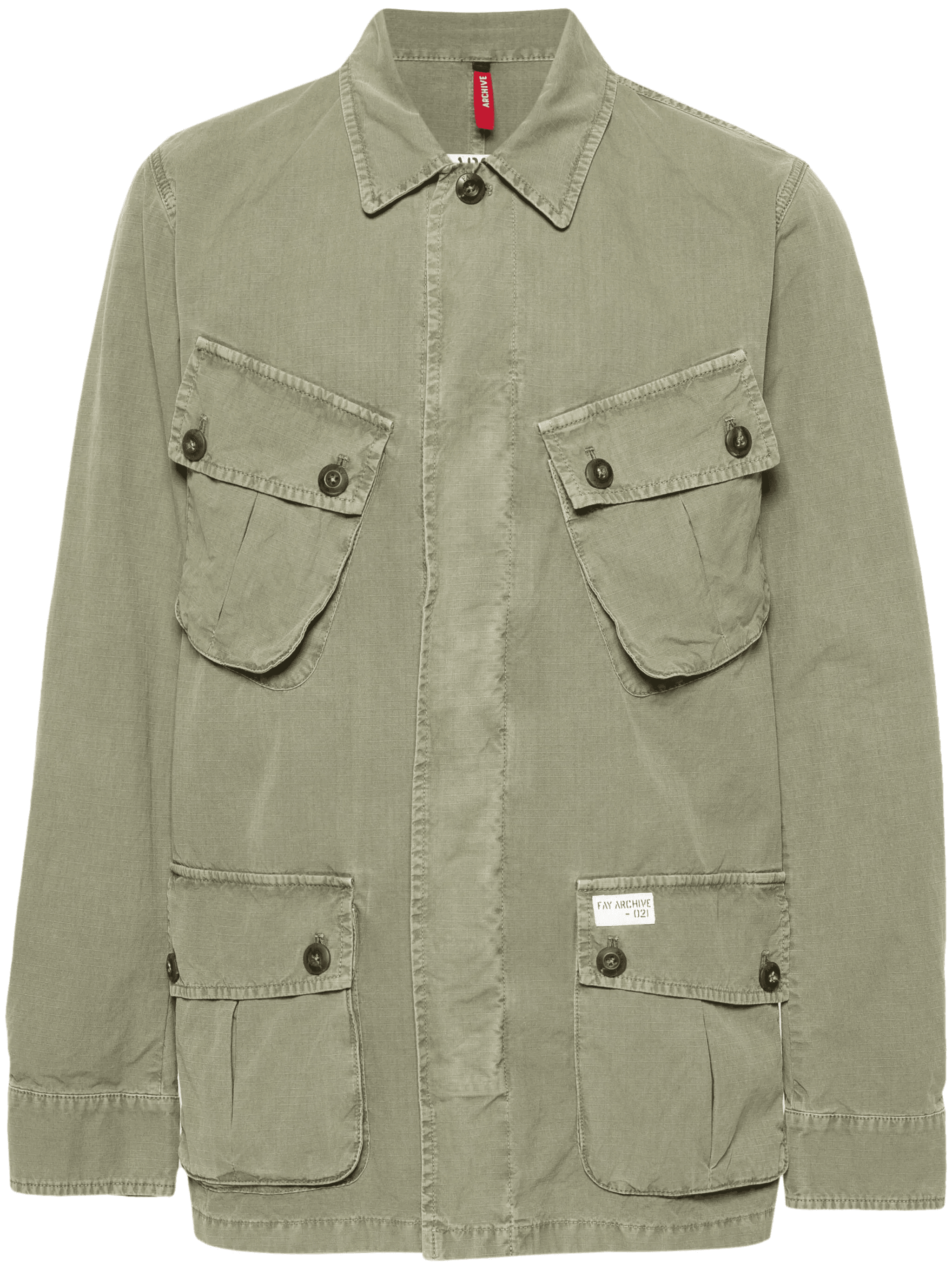 Jungle cotton shirt jacket - Image 1