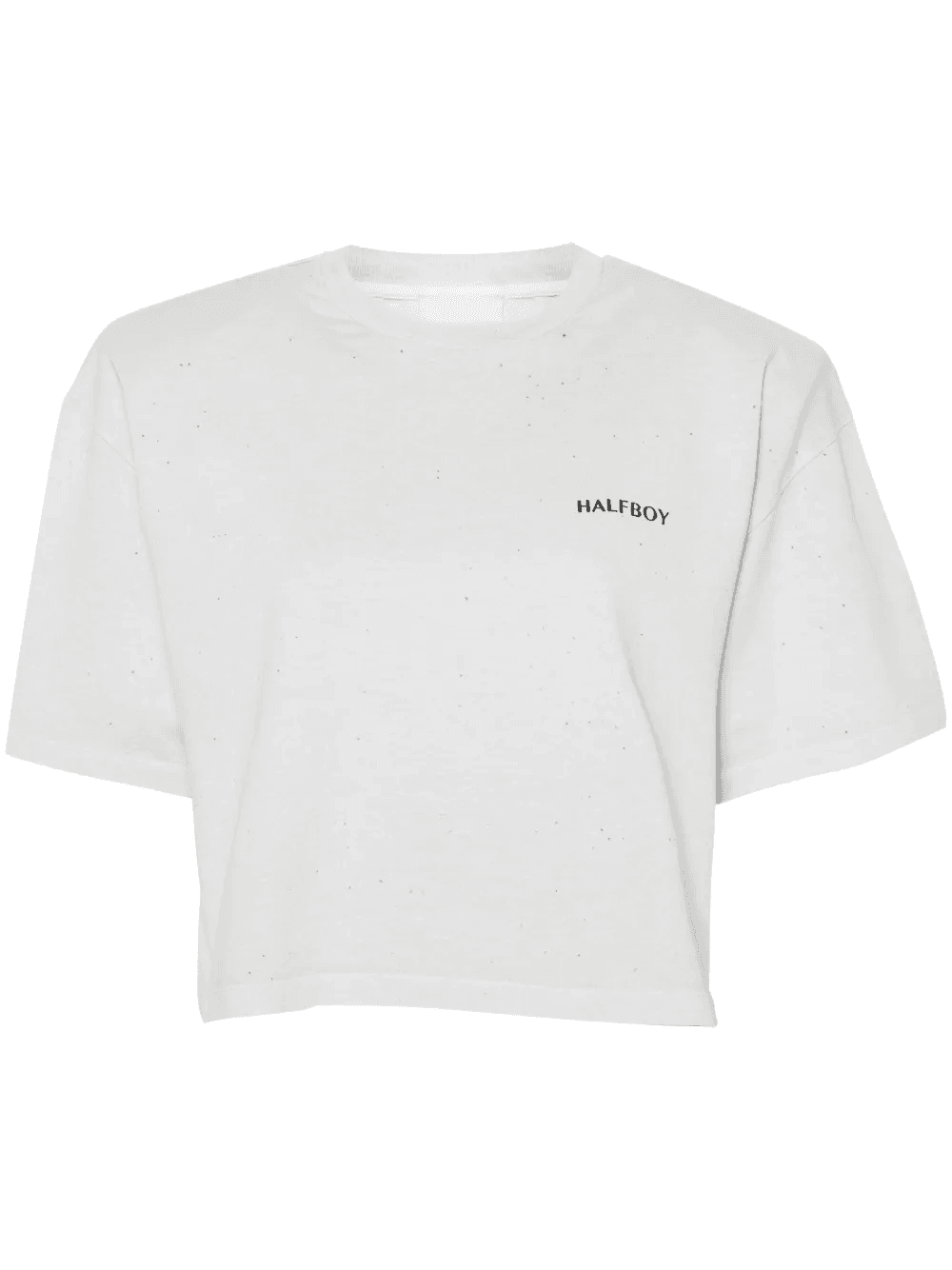 distressed cotton T-shirt - Image 1