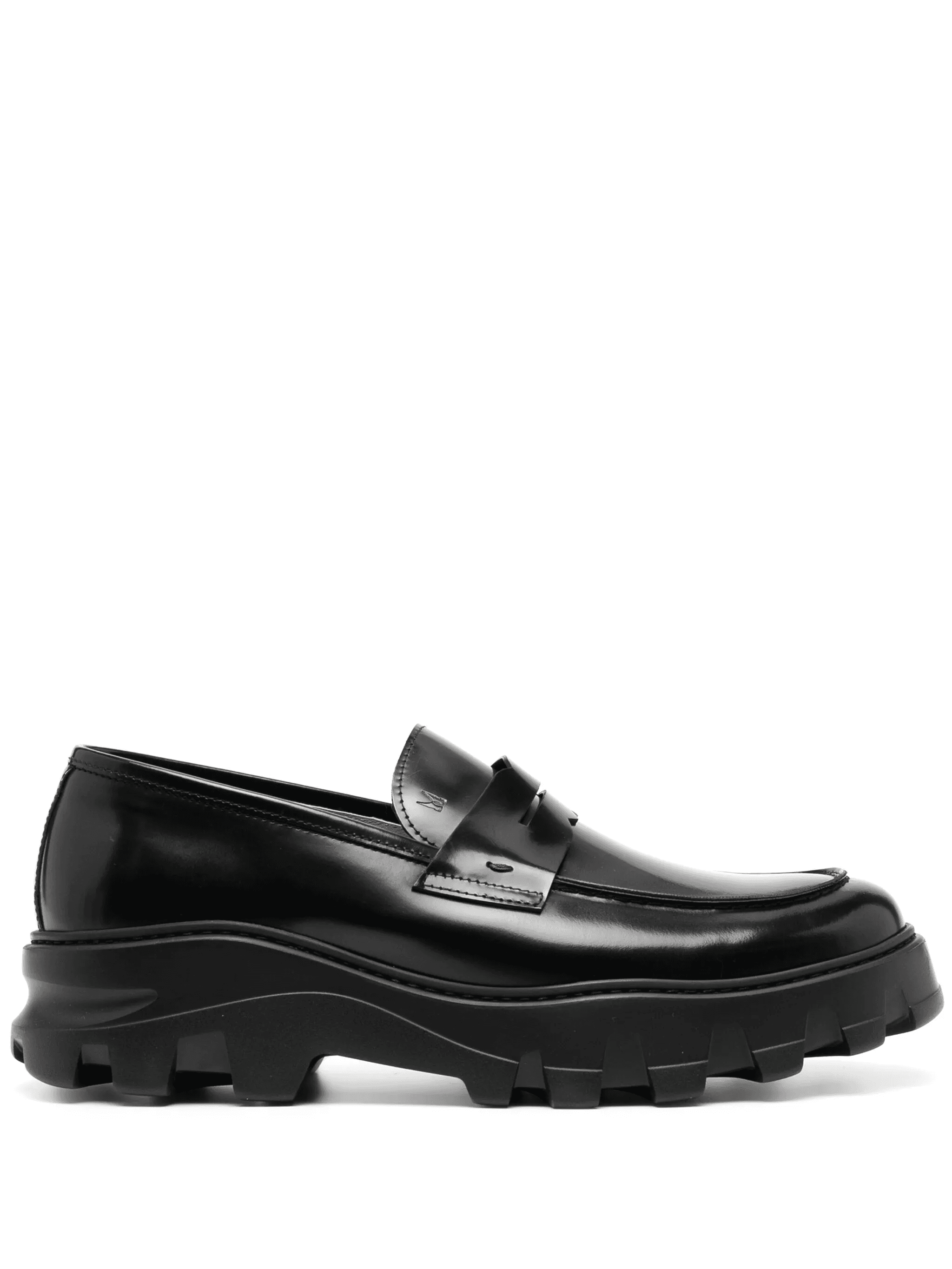 penny-slot leather loafers - Image 1