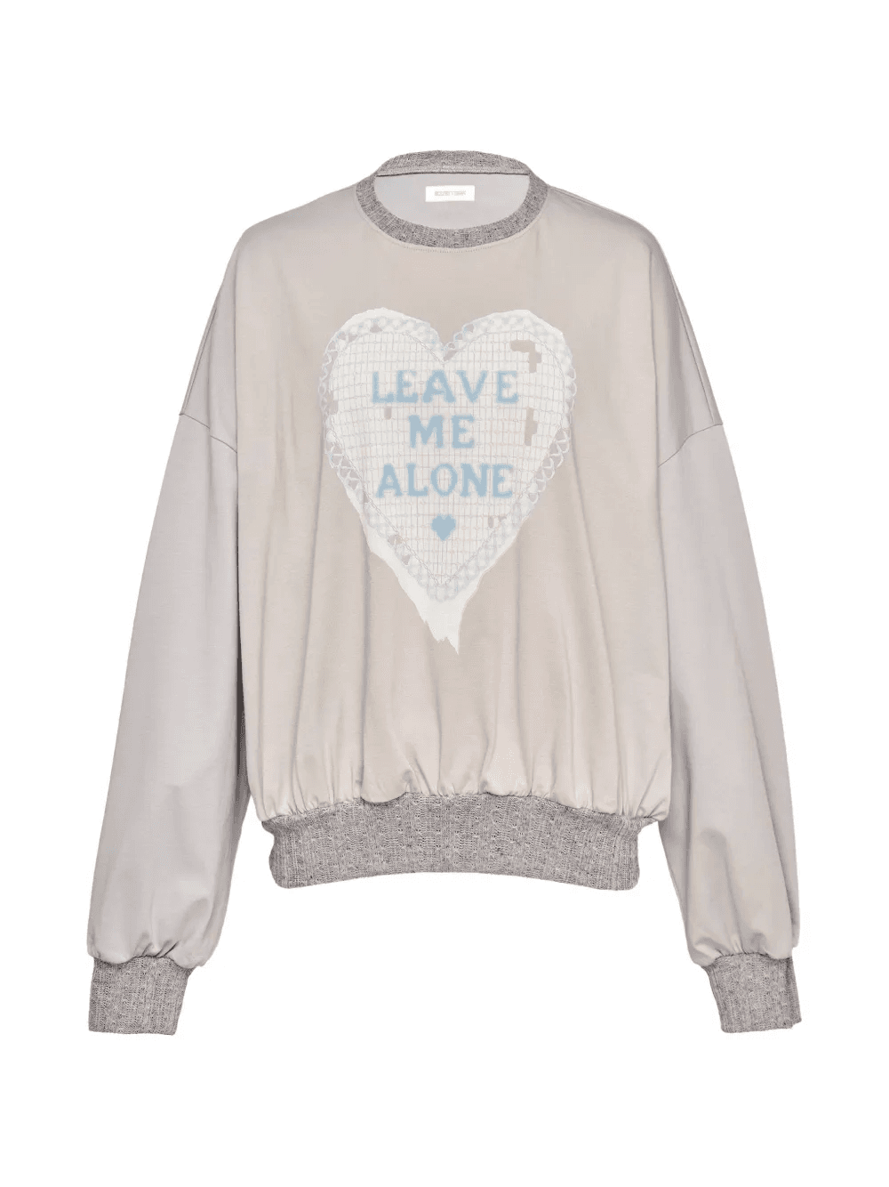heart-print sweatshirt - Image 1