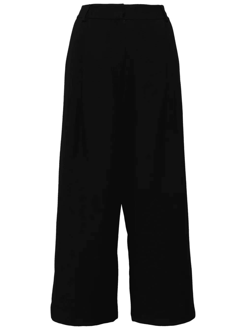 straight-leg wool-silk blend trousers - Image 1