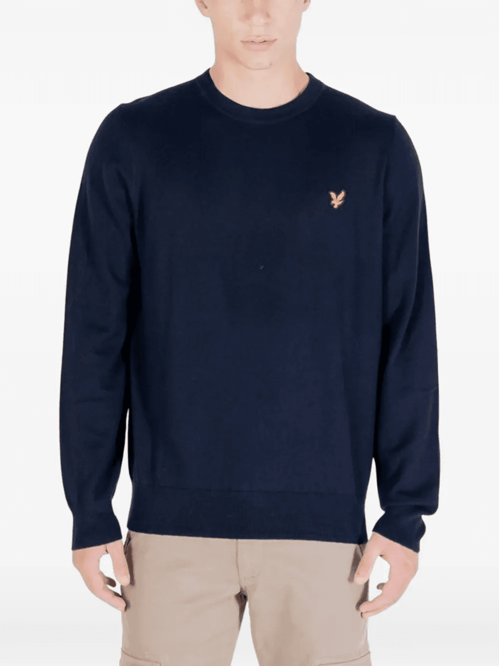 crew neck long-sleeve sweater - Image 1