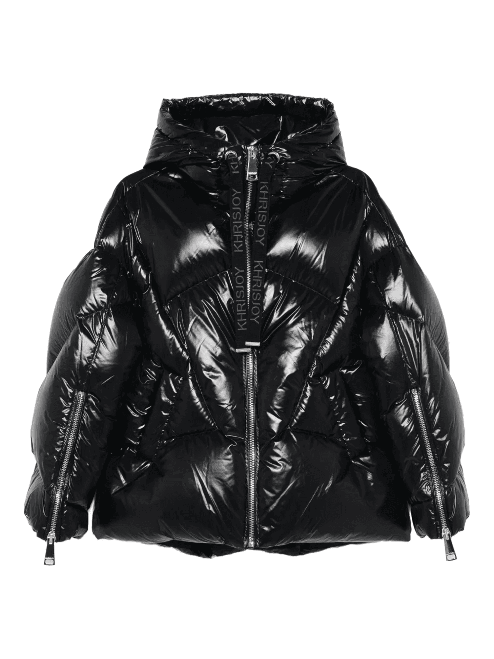 hooded-quilted puffer jacket - Image 1