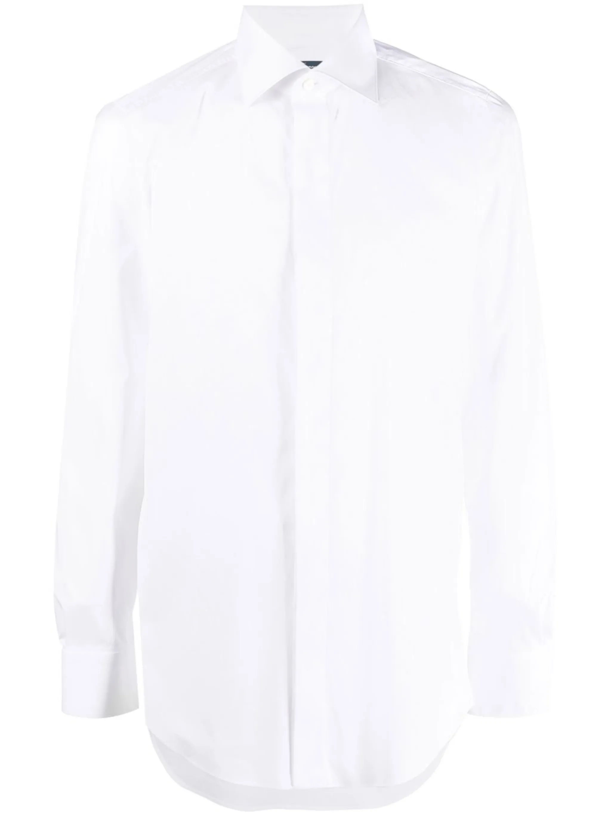 plain long-sleeve shirt - Image 1