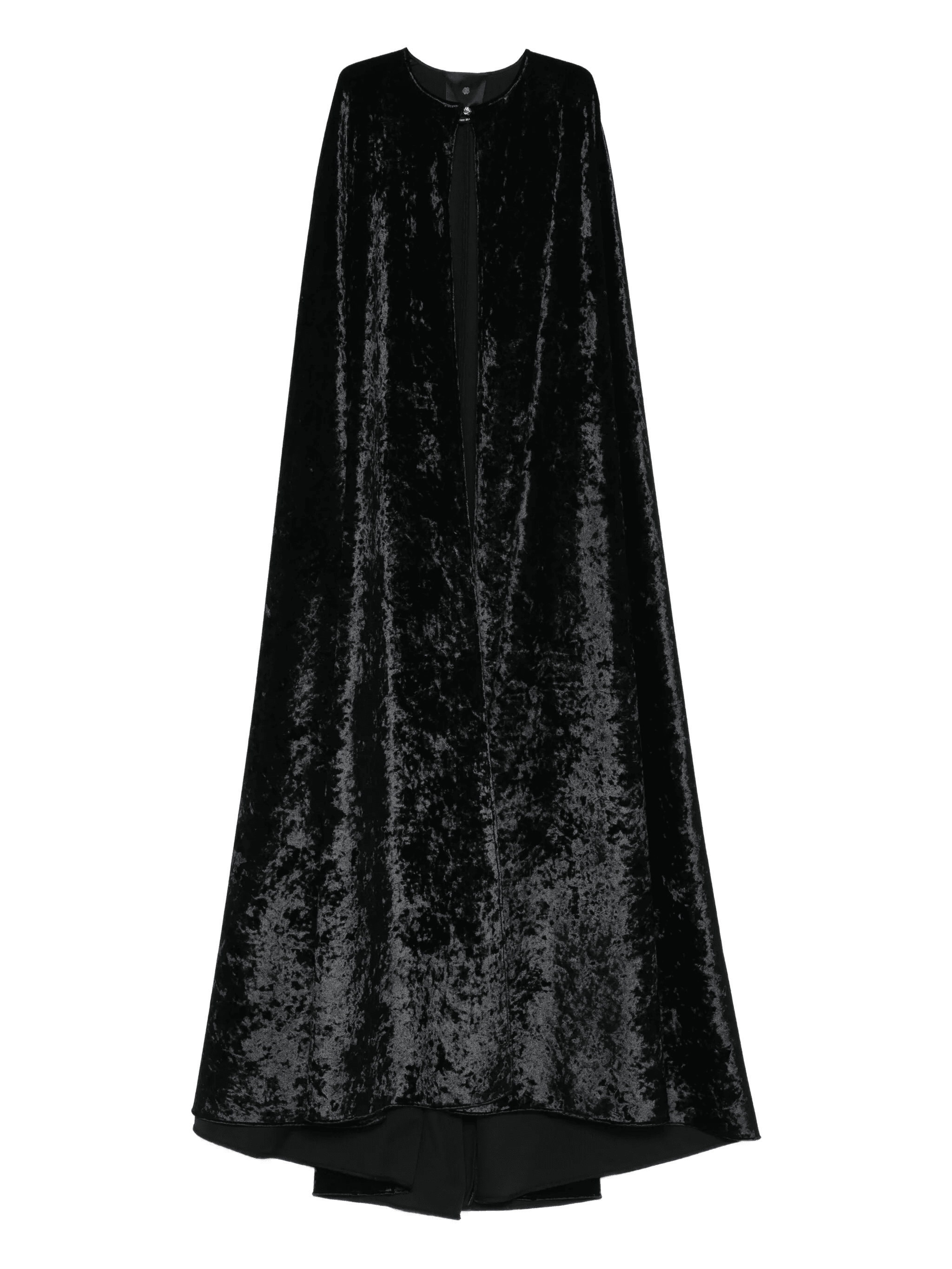 crushed-velvet cape - Image 1