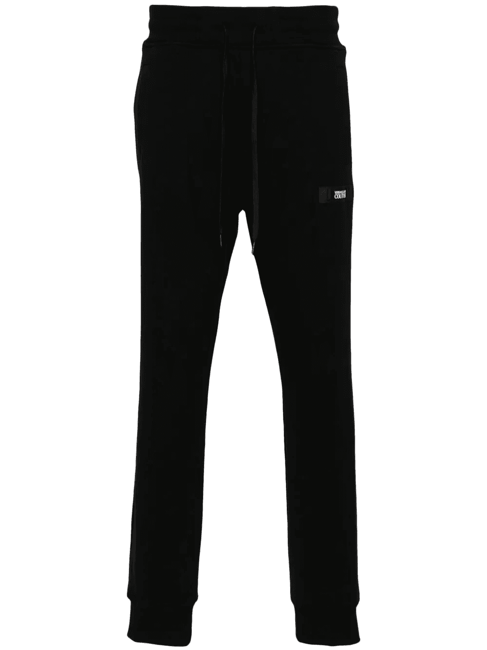 logo-patch cotton track pants - Image 1