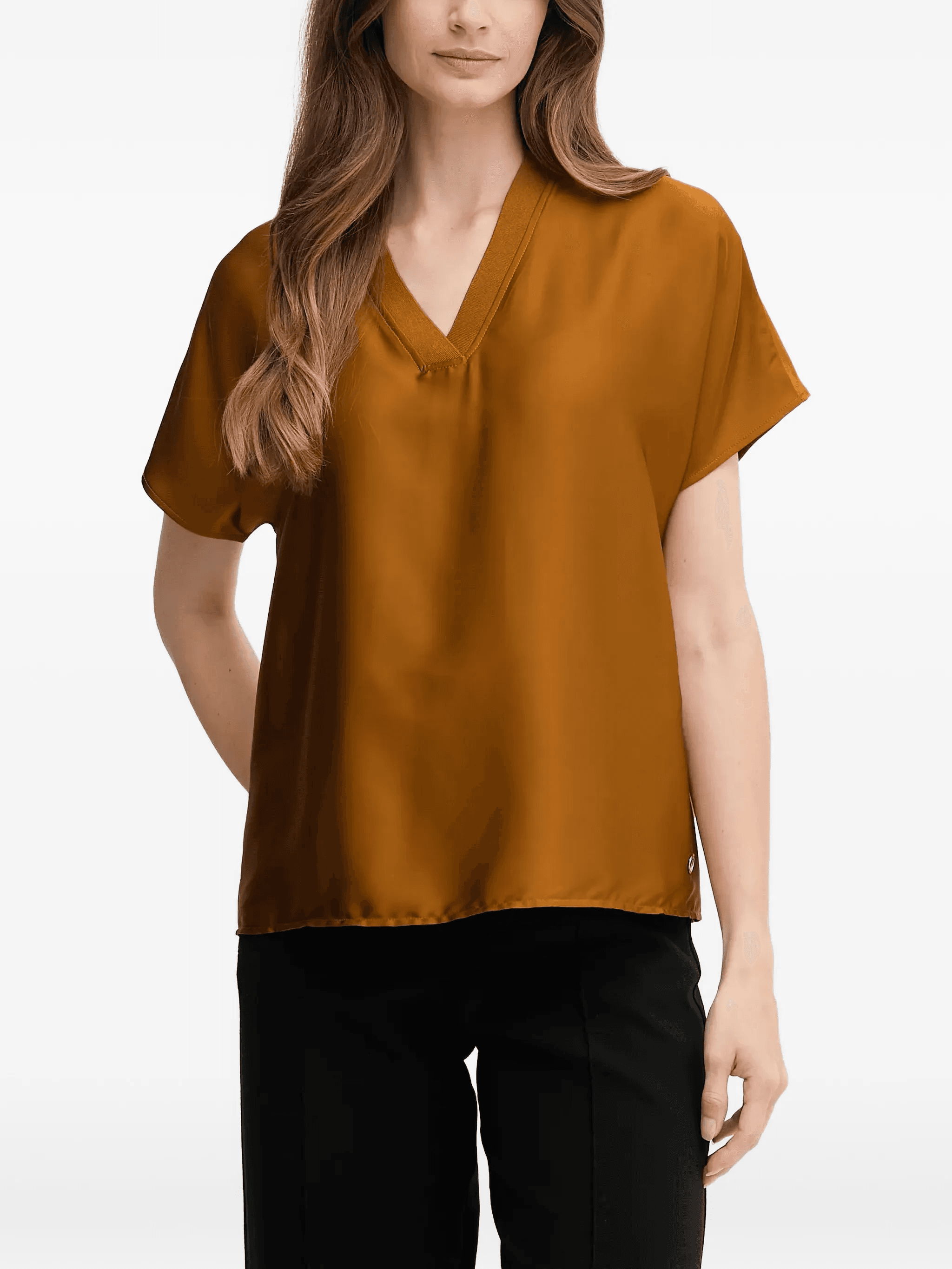 V-neck blouse - Image 1