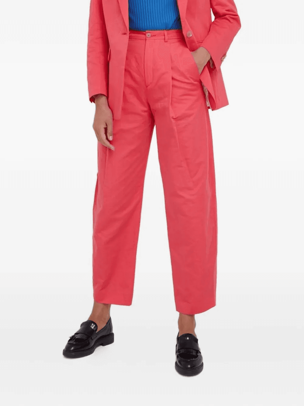 pleated pocket trousers - Image 1