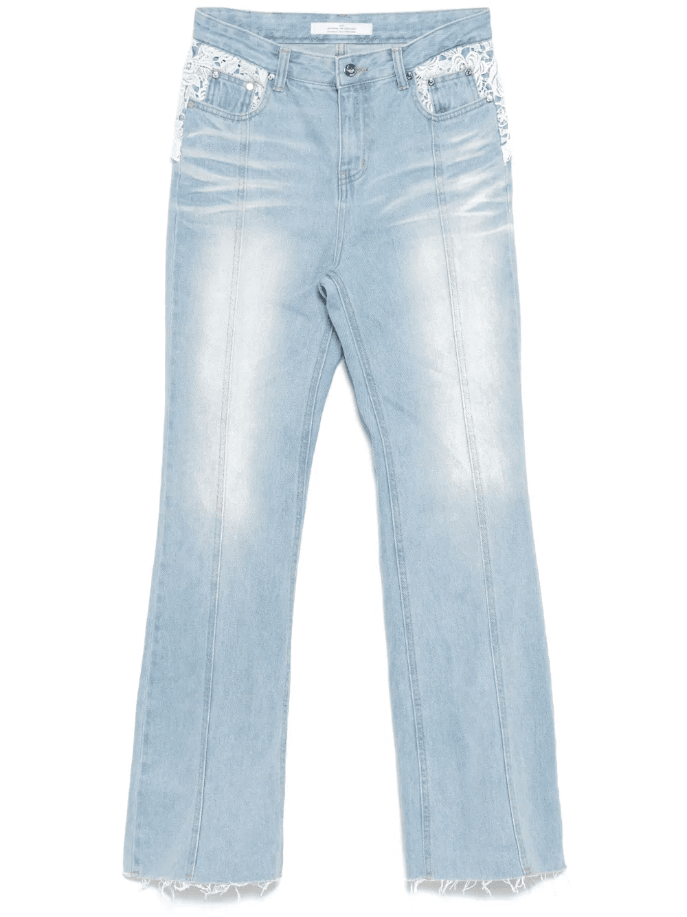 Lace detailing jeans - Image 1