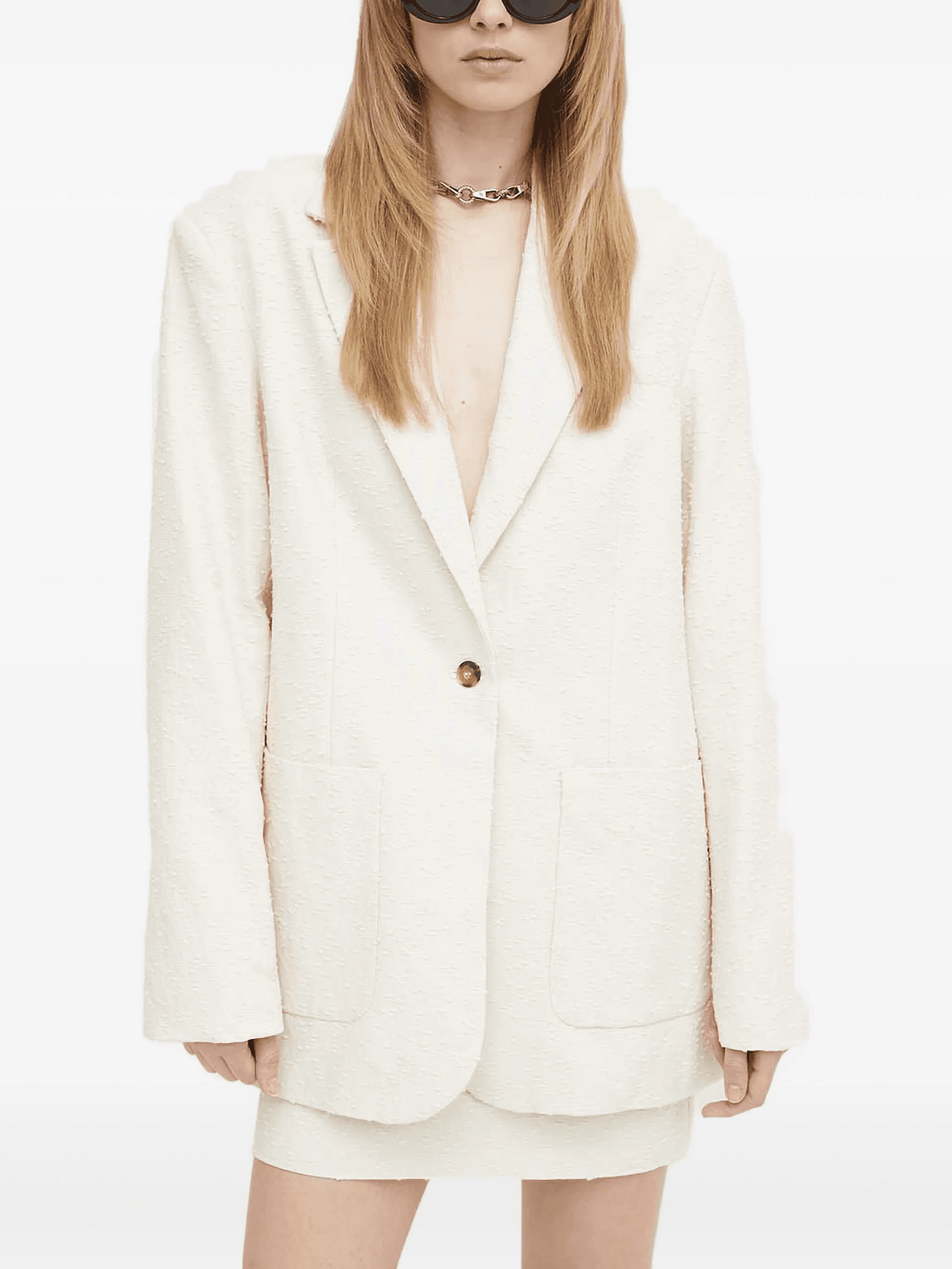 single-breasted blazer - Image 1