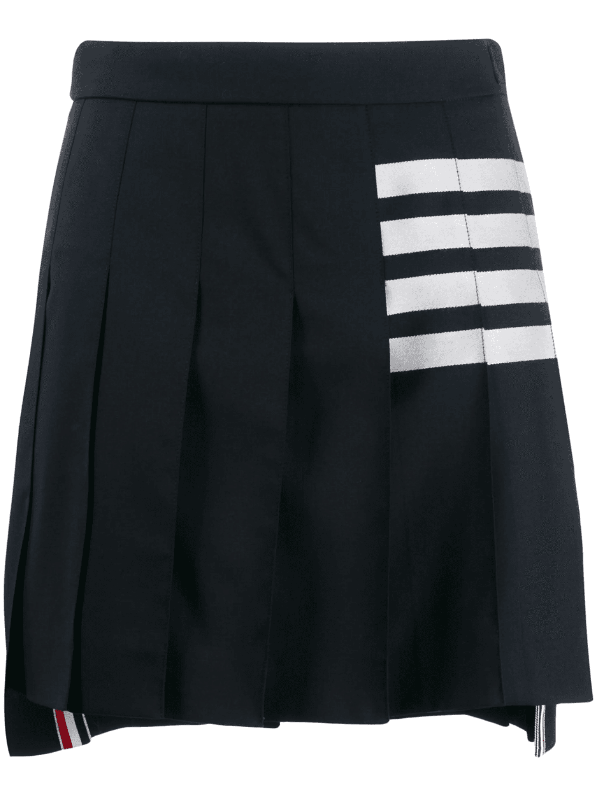4-Bar pleated mini skirt - Image 1
