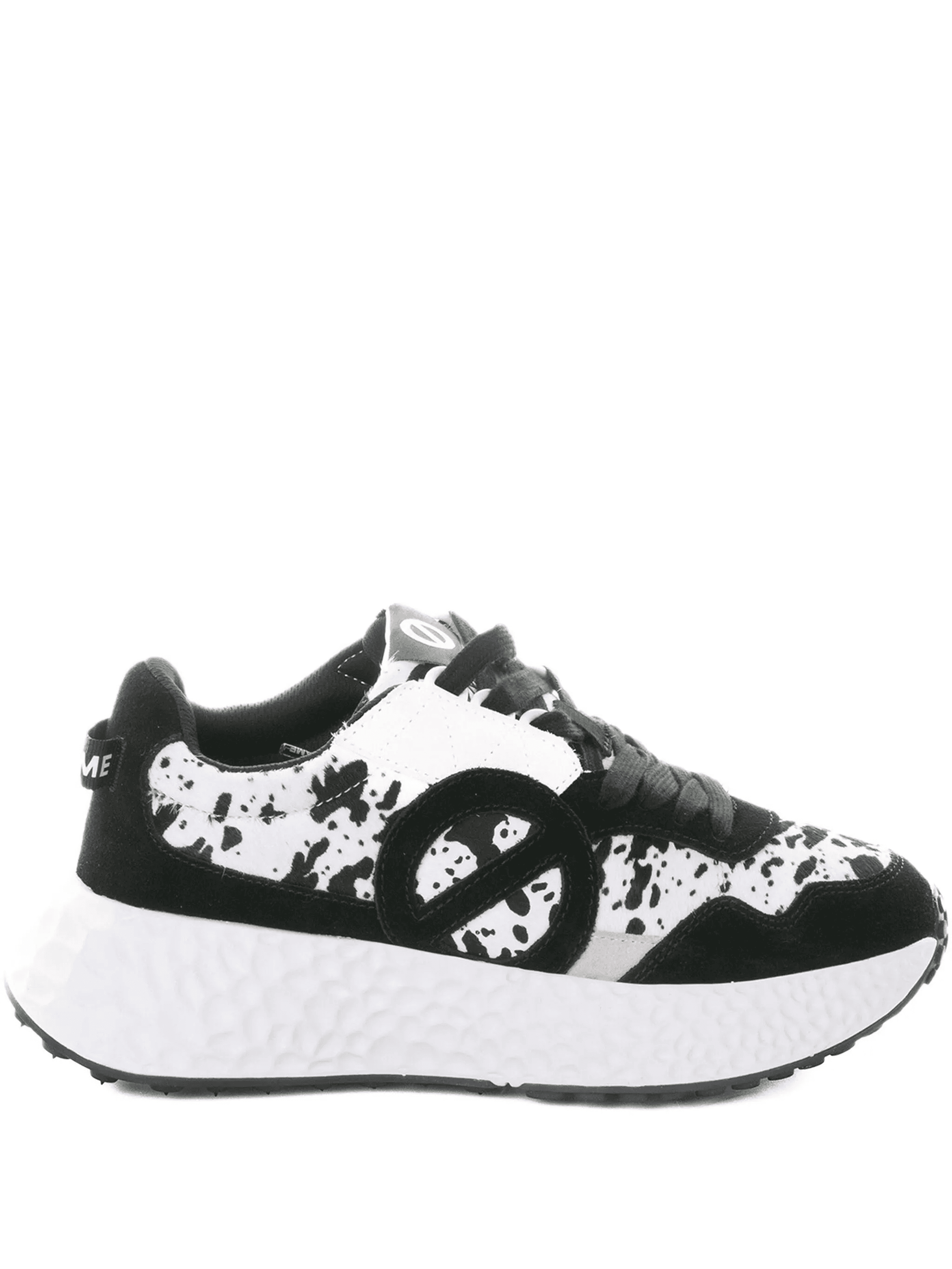 animal-print lace-up sneakers - Image 1