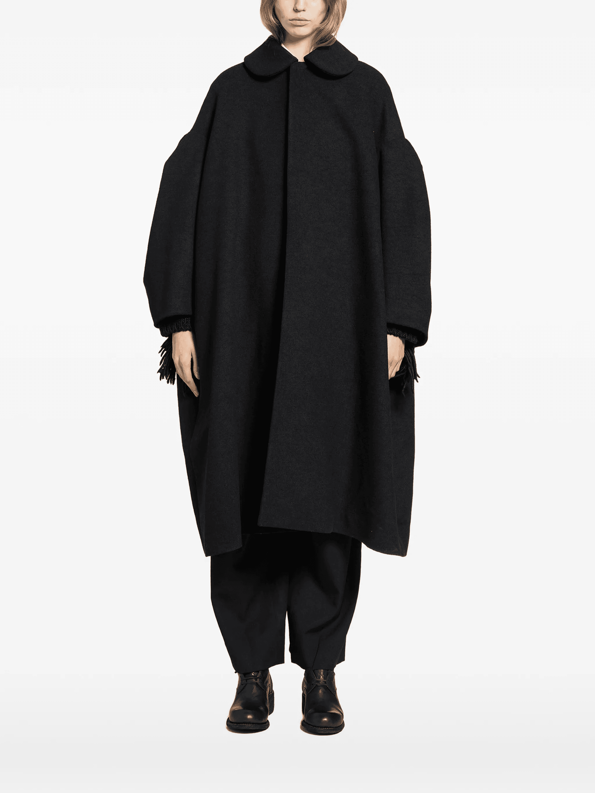 puff-sleeved oversized coat - Image 1