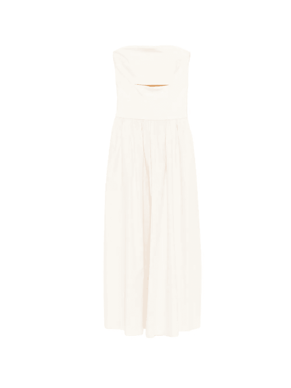 strapless split midi dress - Image 1