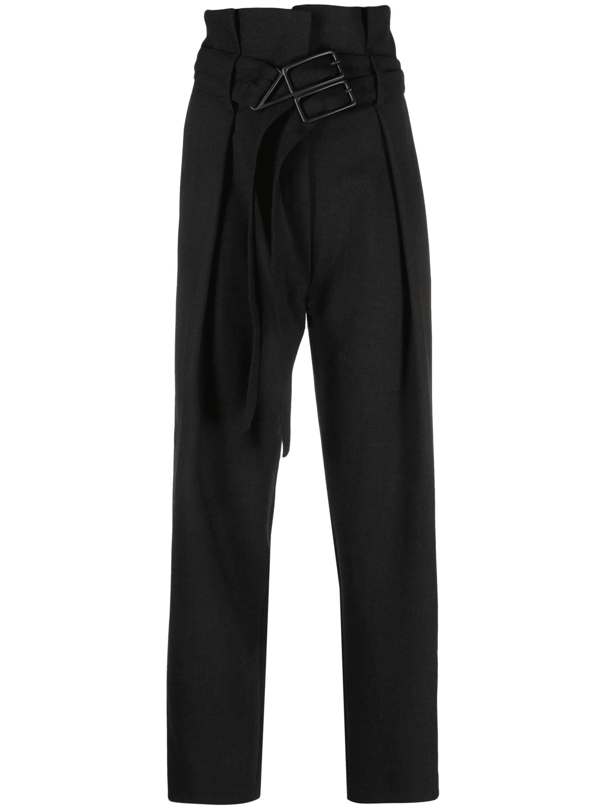 high-waist cropped trousers - Image 1
