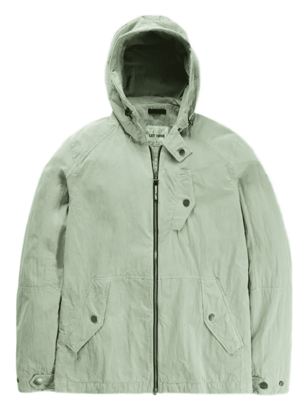 hooded zip-front jacket - Image 1