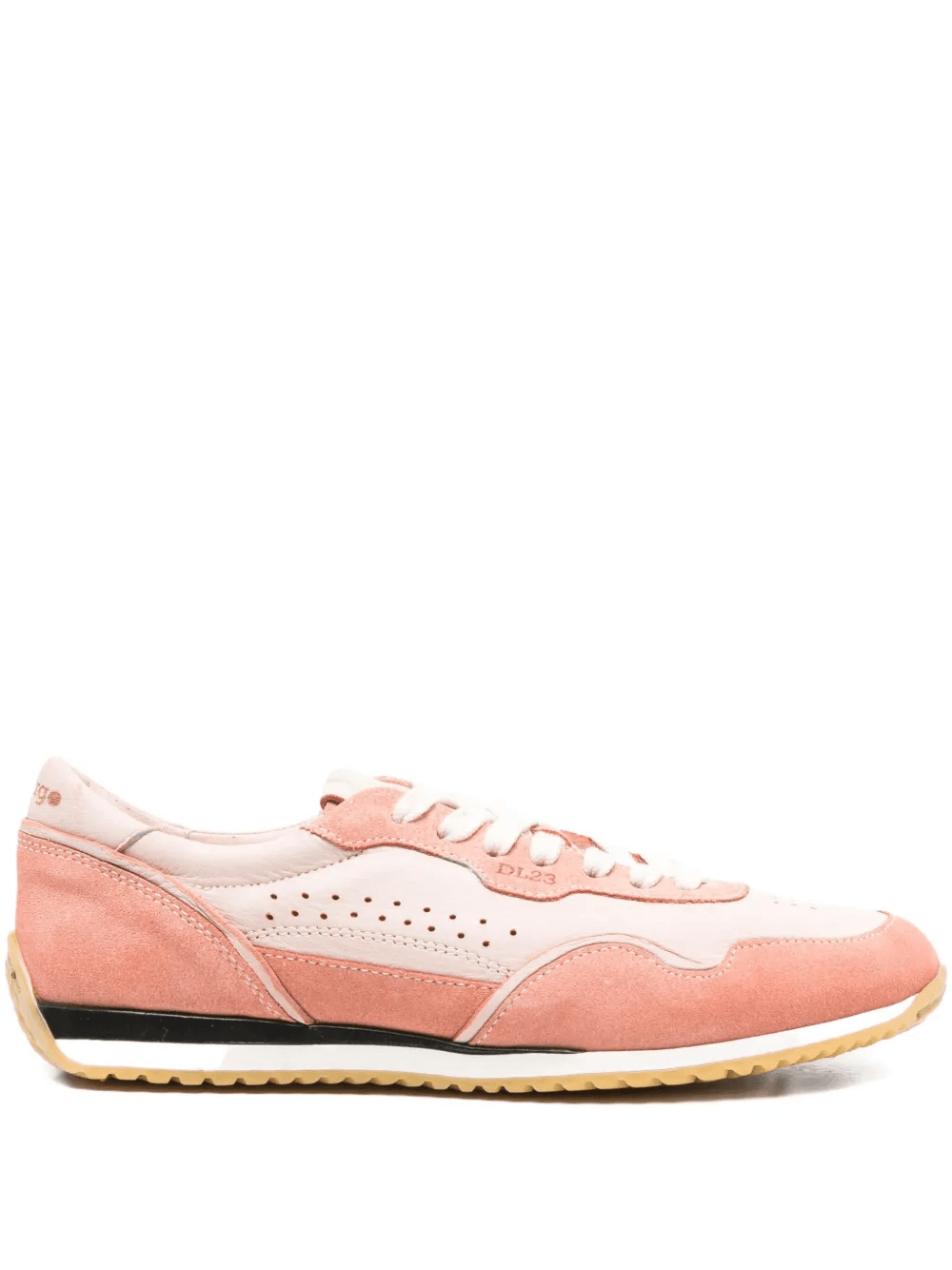 perforated suede-leather sneakers - Image 1