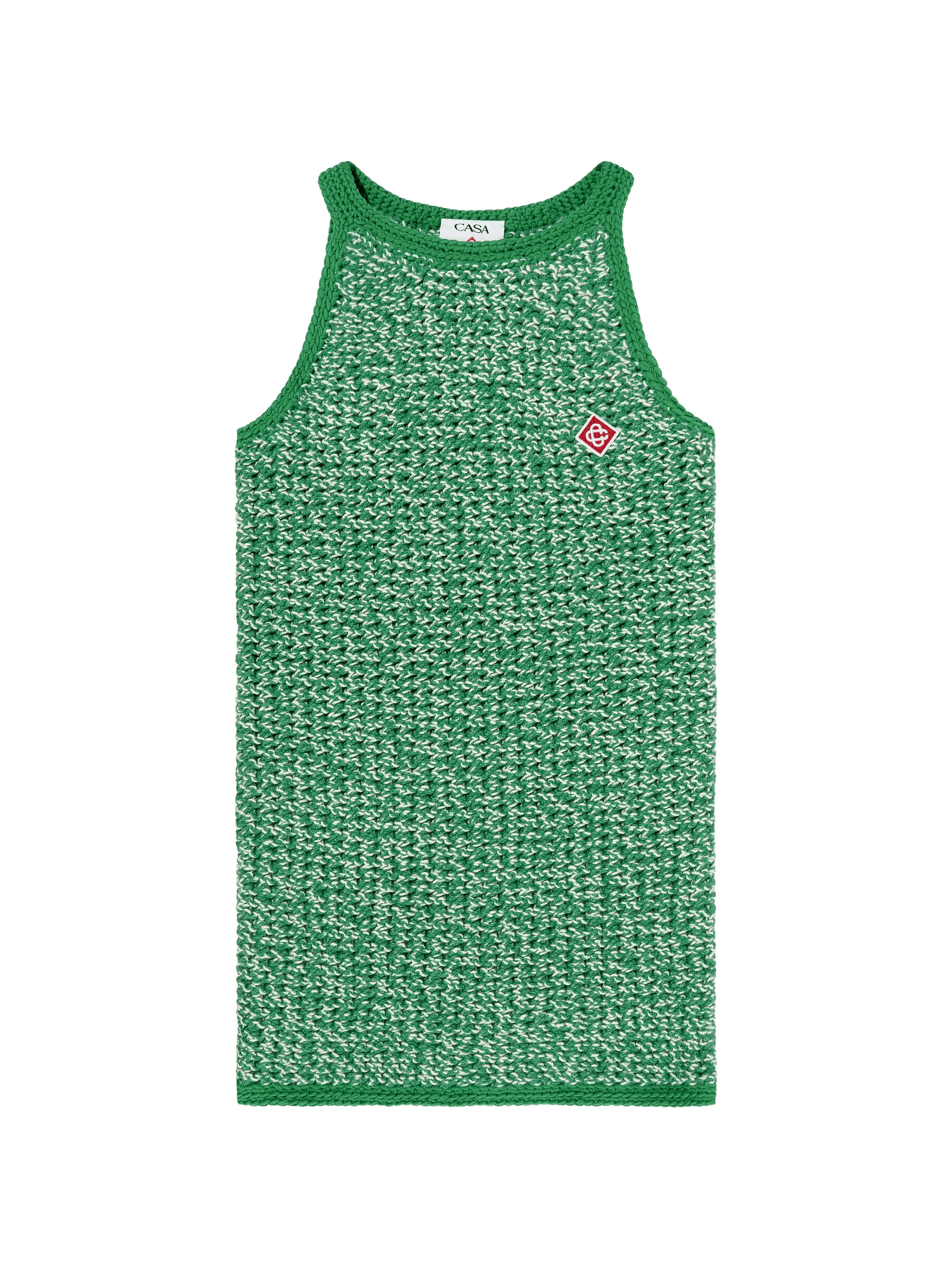 Casa Mouline logo-appliquéd dress - Image 1