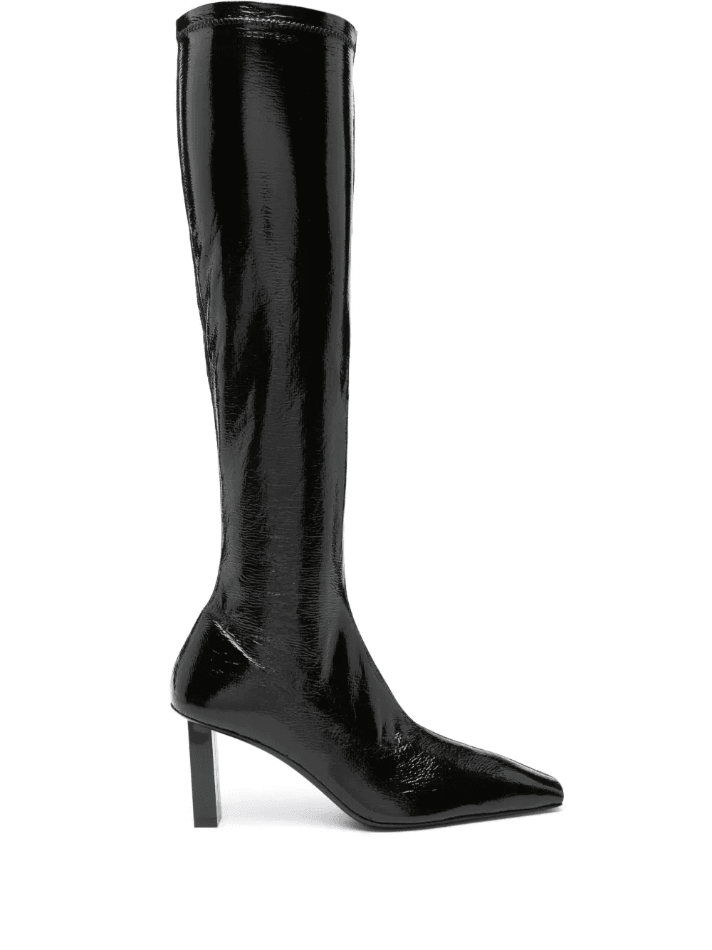 80mm knee-high leather boots - Image 1