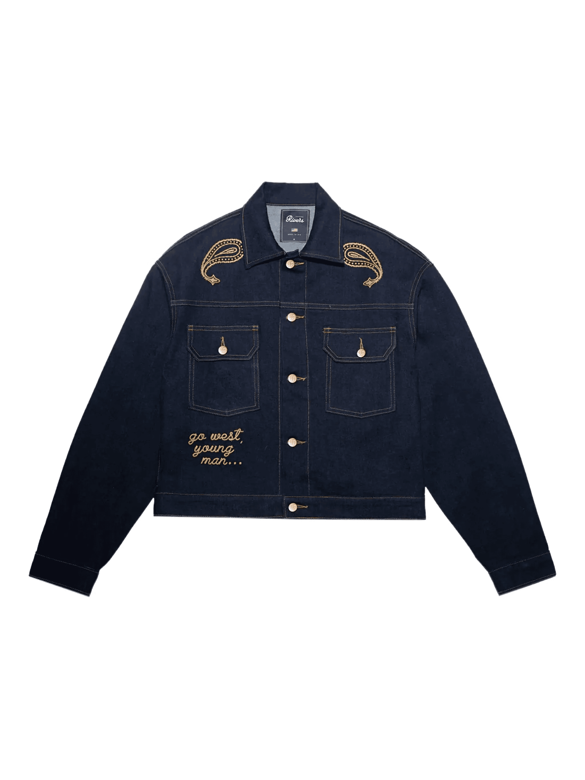 embroidered-detail jacket - Image 1