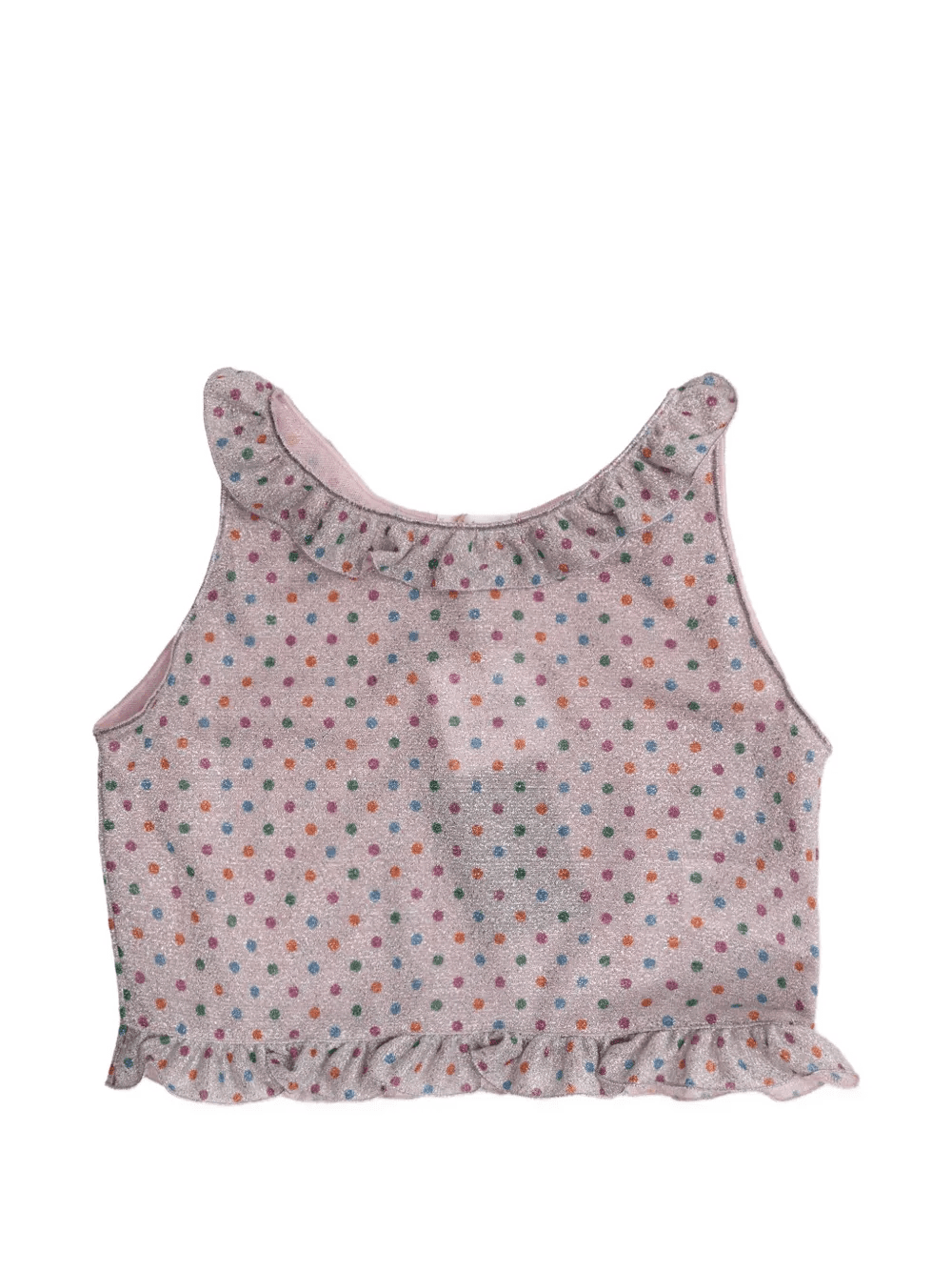 printed ruffled top - Image 1