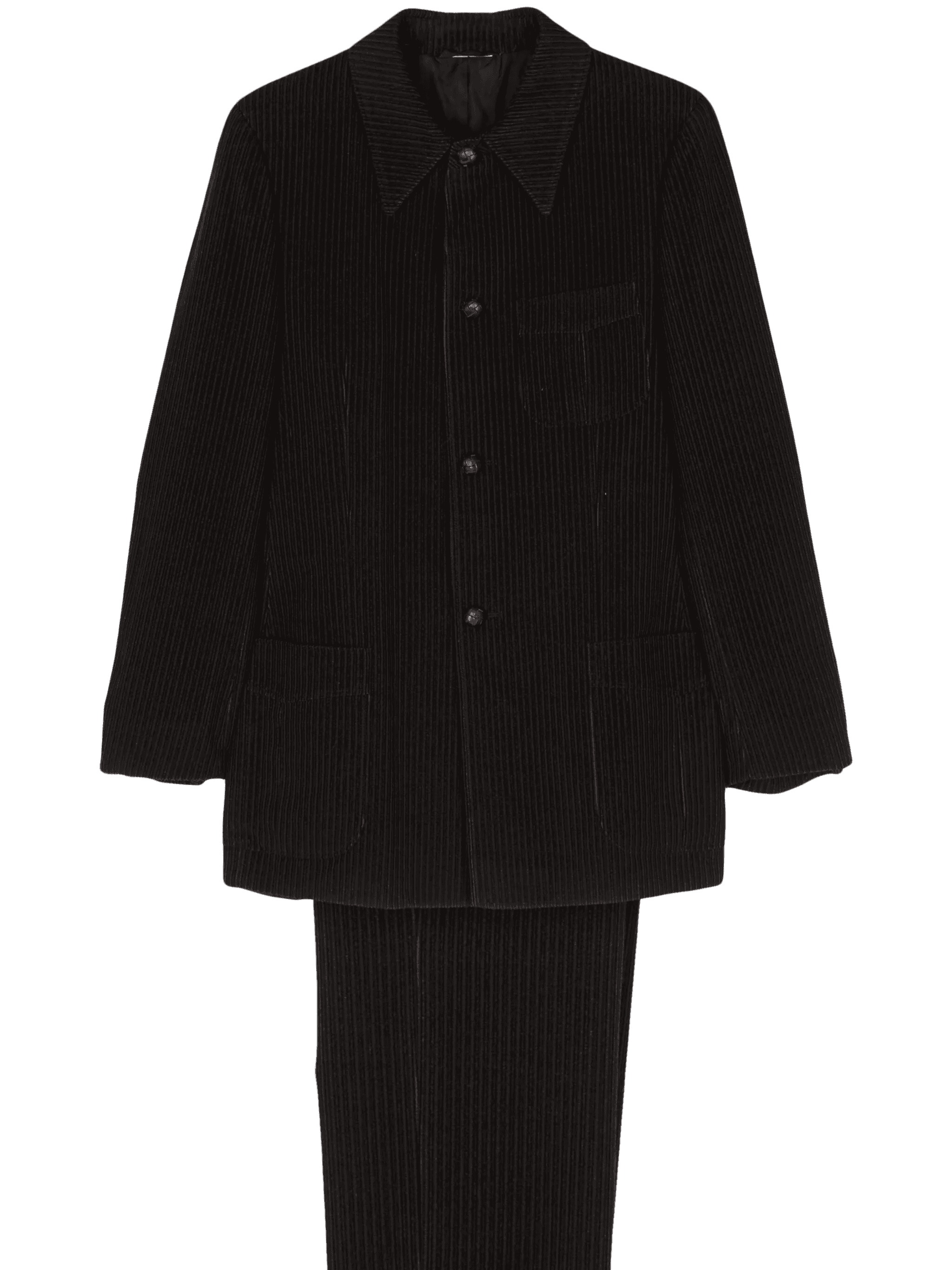 1990s corduroy single-breasted suit - Image 1