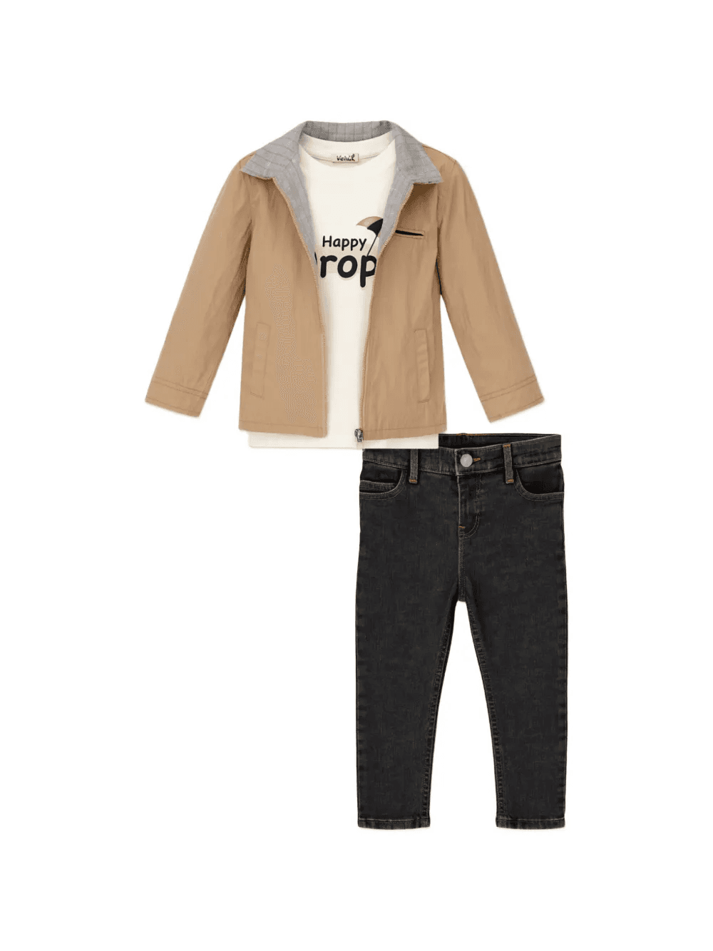 button-fastening trousers set (set of three) - Image 1