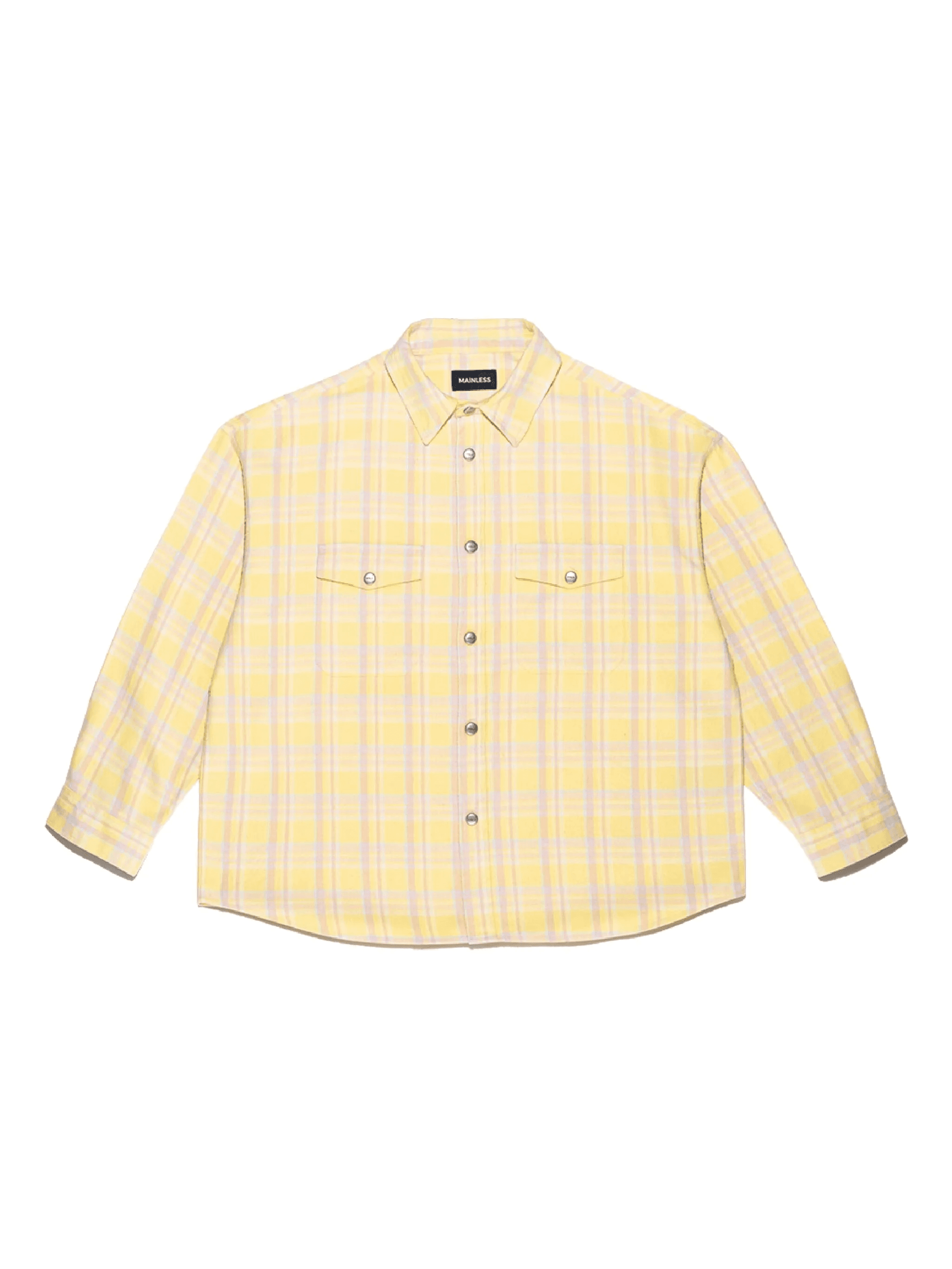 flap pocket button-up shirt - Image 1